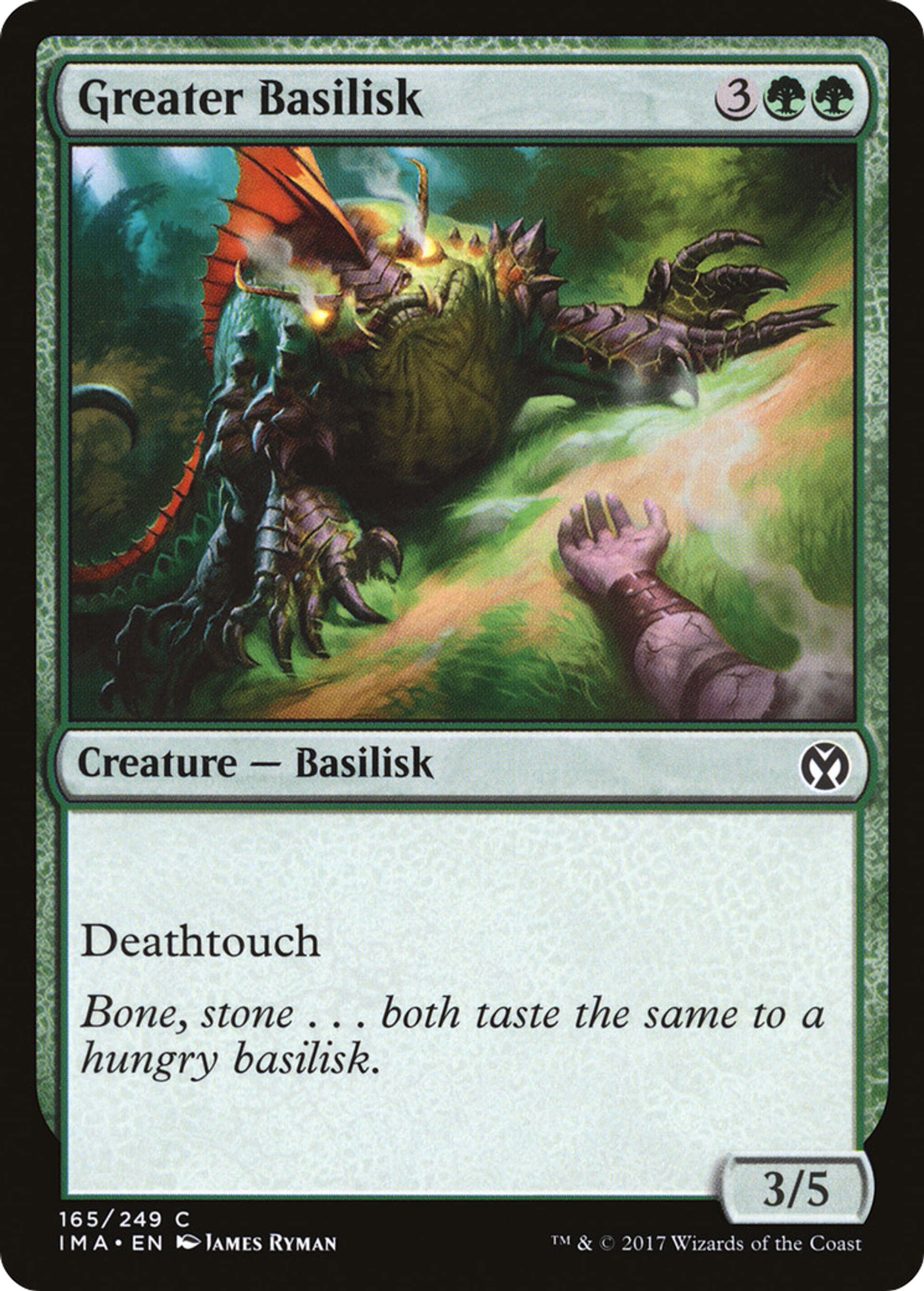 Grand basilic — Iconic Masters — Magic: The Gathering