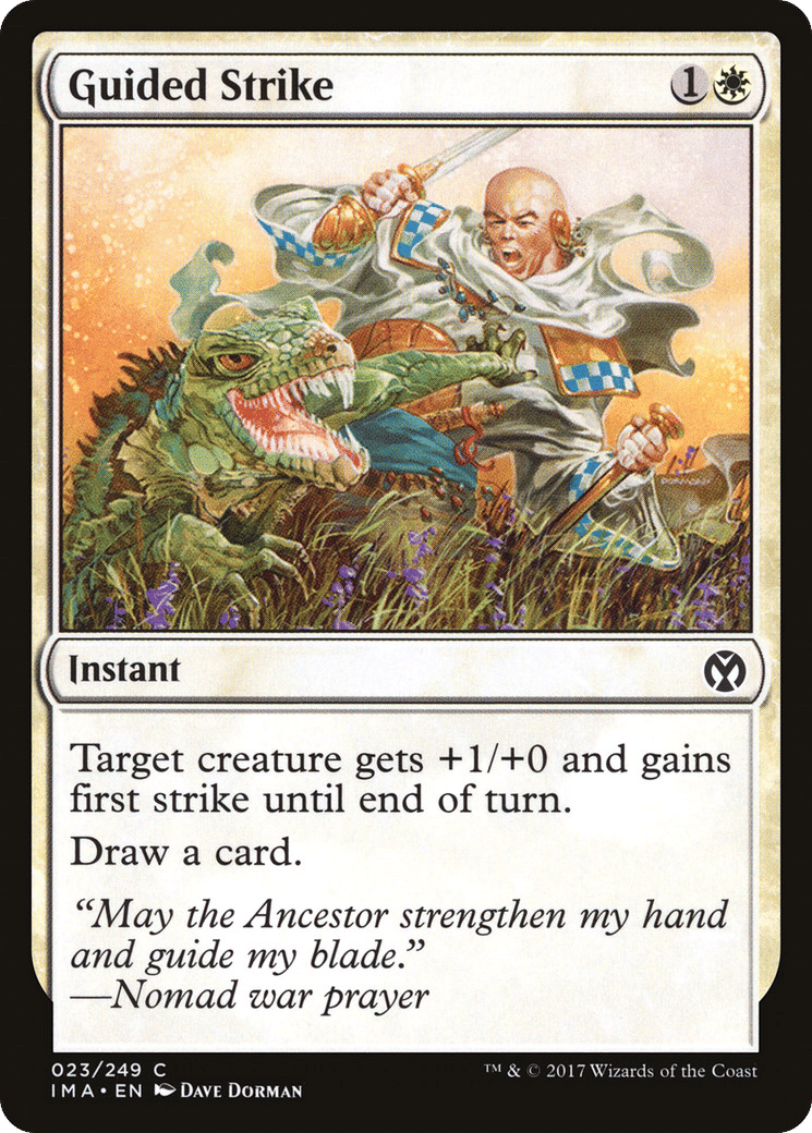 Guided Strike — Iconic Masters — Magic: The Gathering