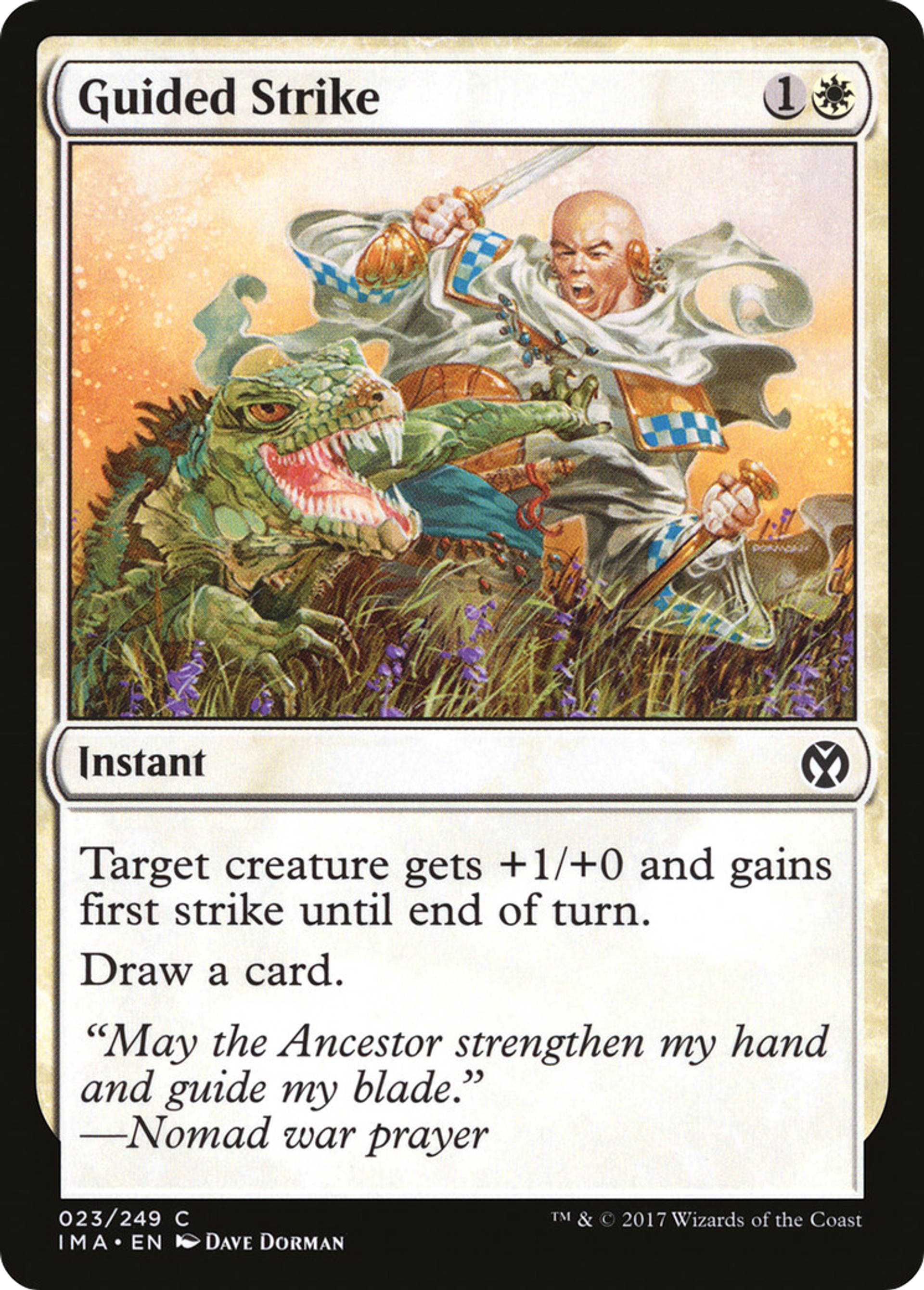Guided Strike — Iconic Masters — Magic: The Gathering