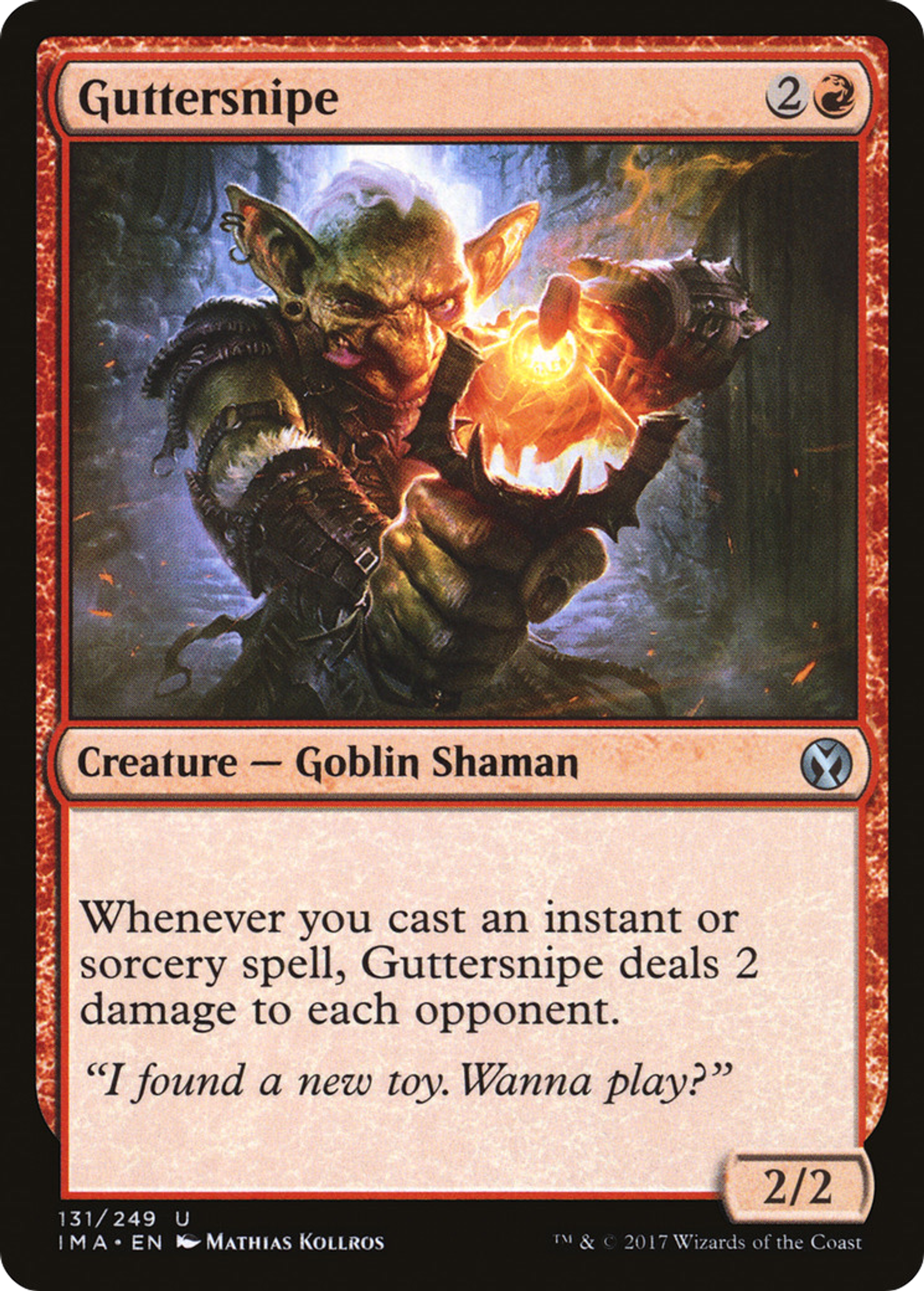 Guttersnipe — Iconic Masters — Magic: The Gathering