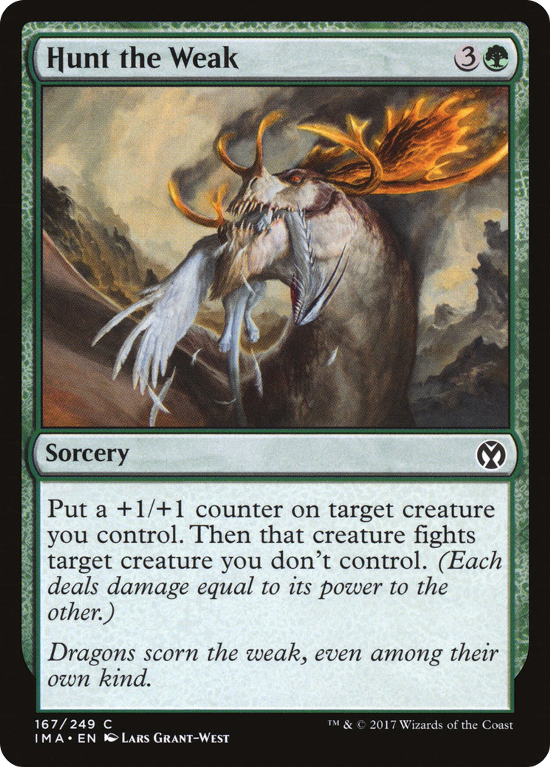 Chasse aux plus faibles — Iconic Masters — Magic: The Gathering