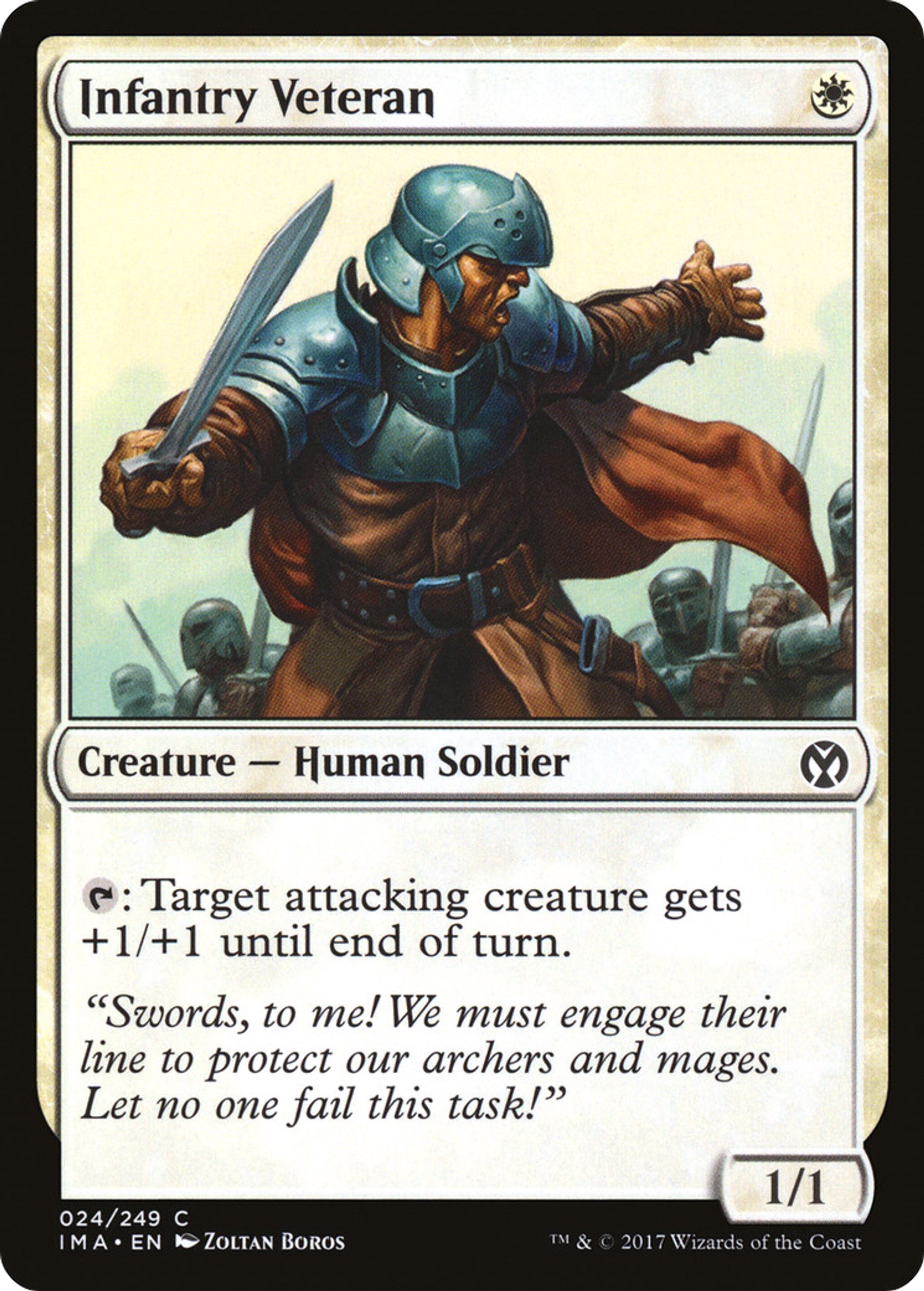 Infantry Veteran — Iconic Masters — Magic: The Gathering