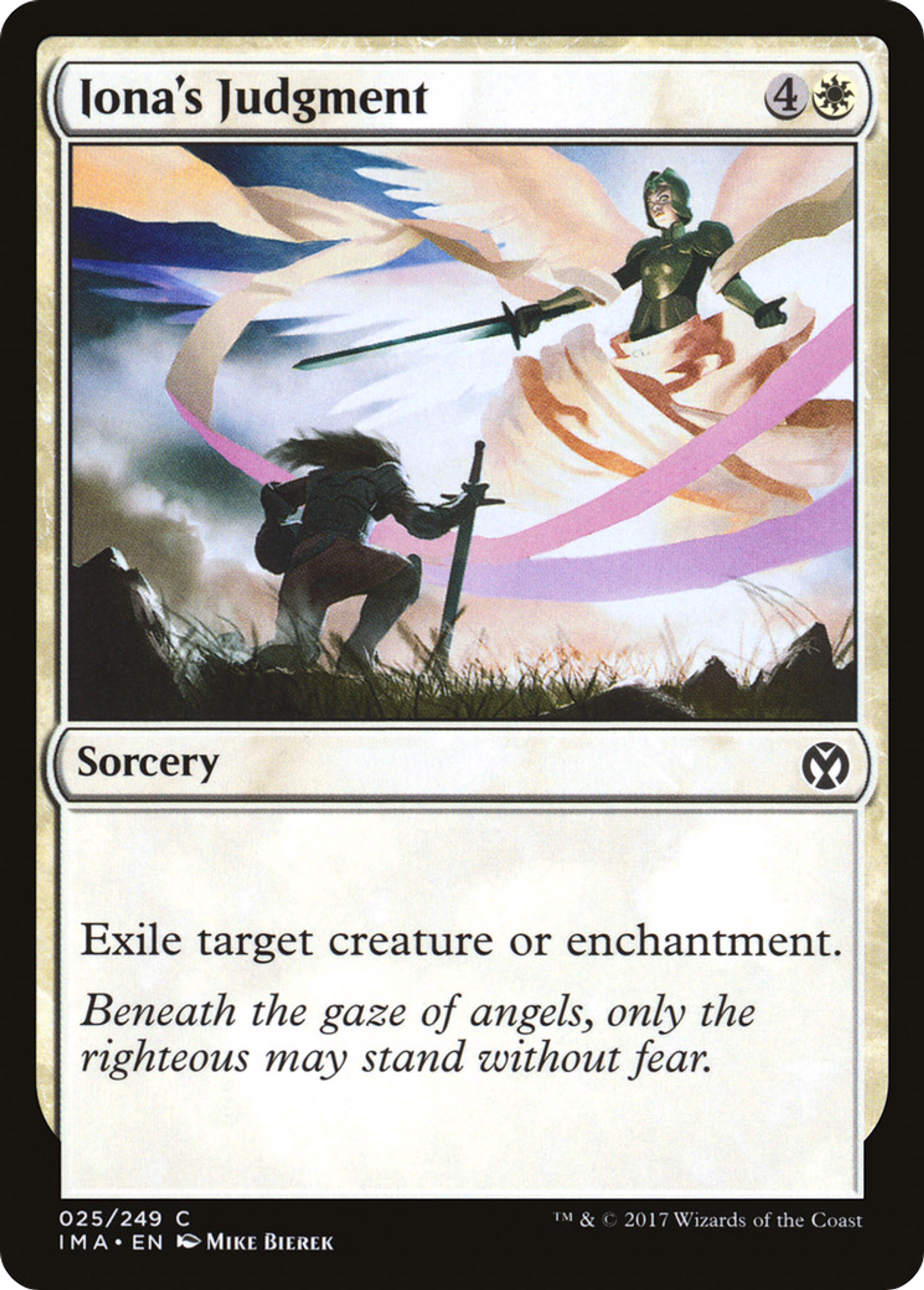 Iona's Judgment — Iconic Masters — Magic: The Gathering
