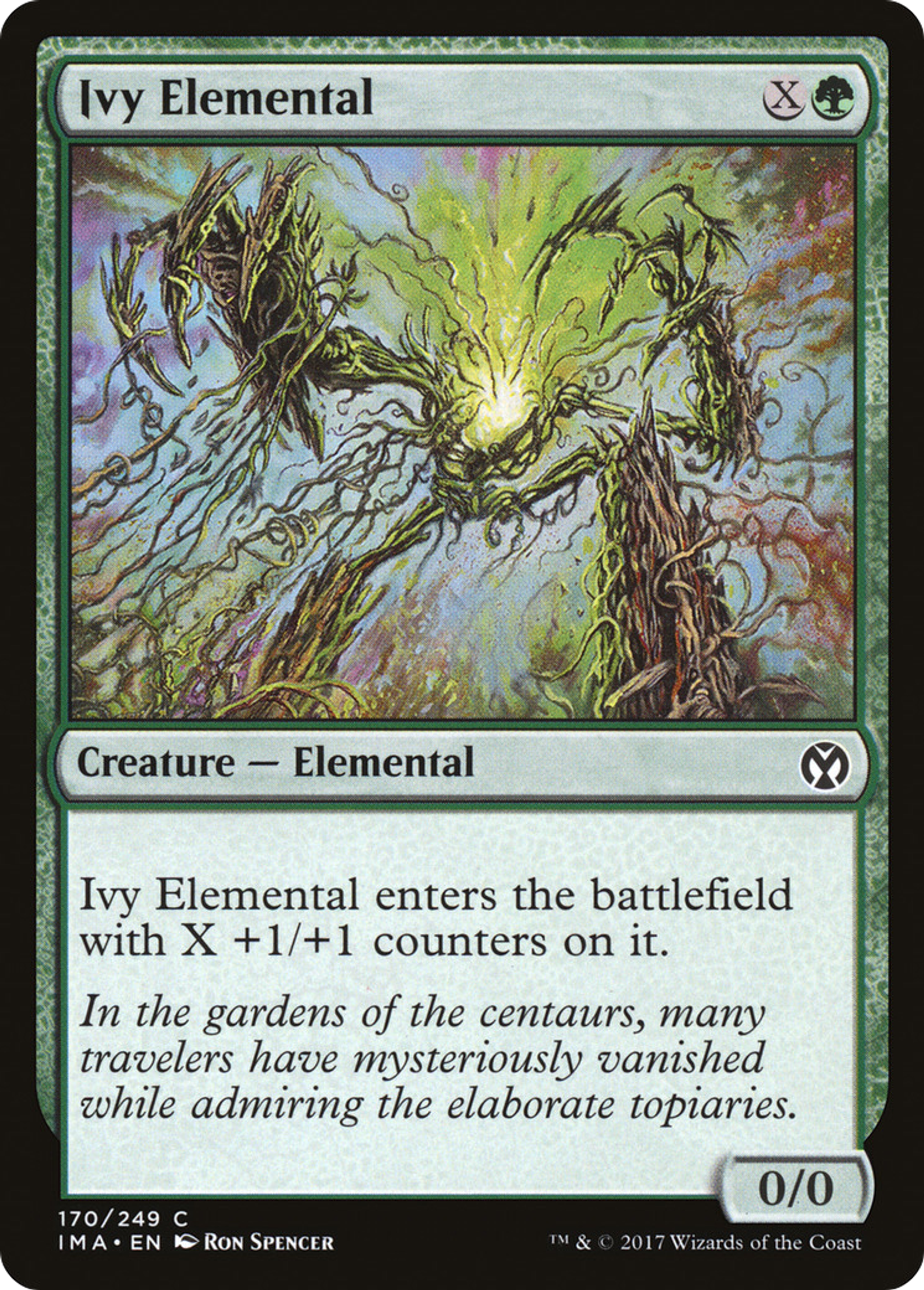 Ivy Elemental — Iconic Masters — Magic: The Gathering