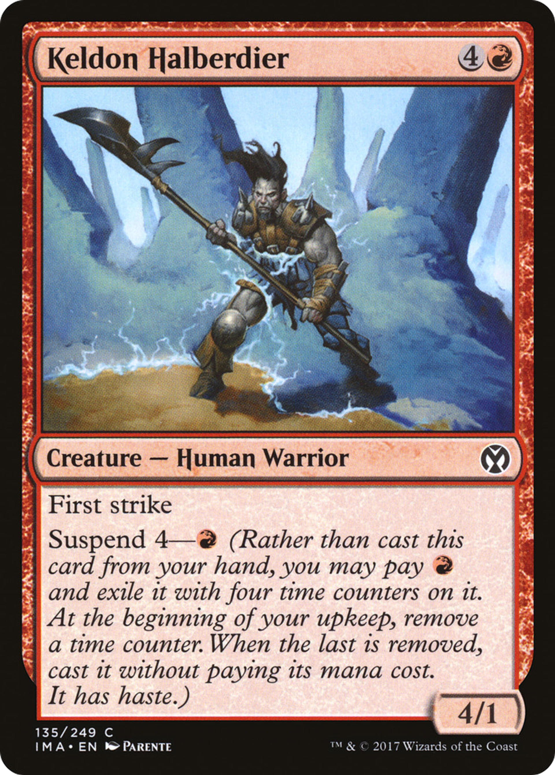 Keldon Halberdier — Iconic Masters — Magic: The Gathering