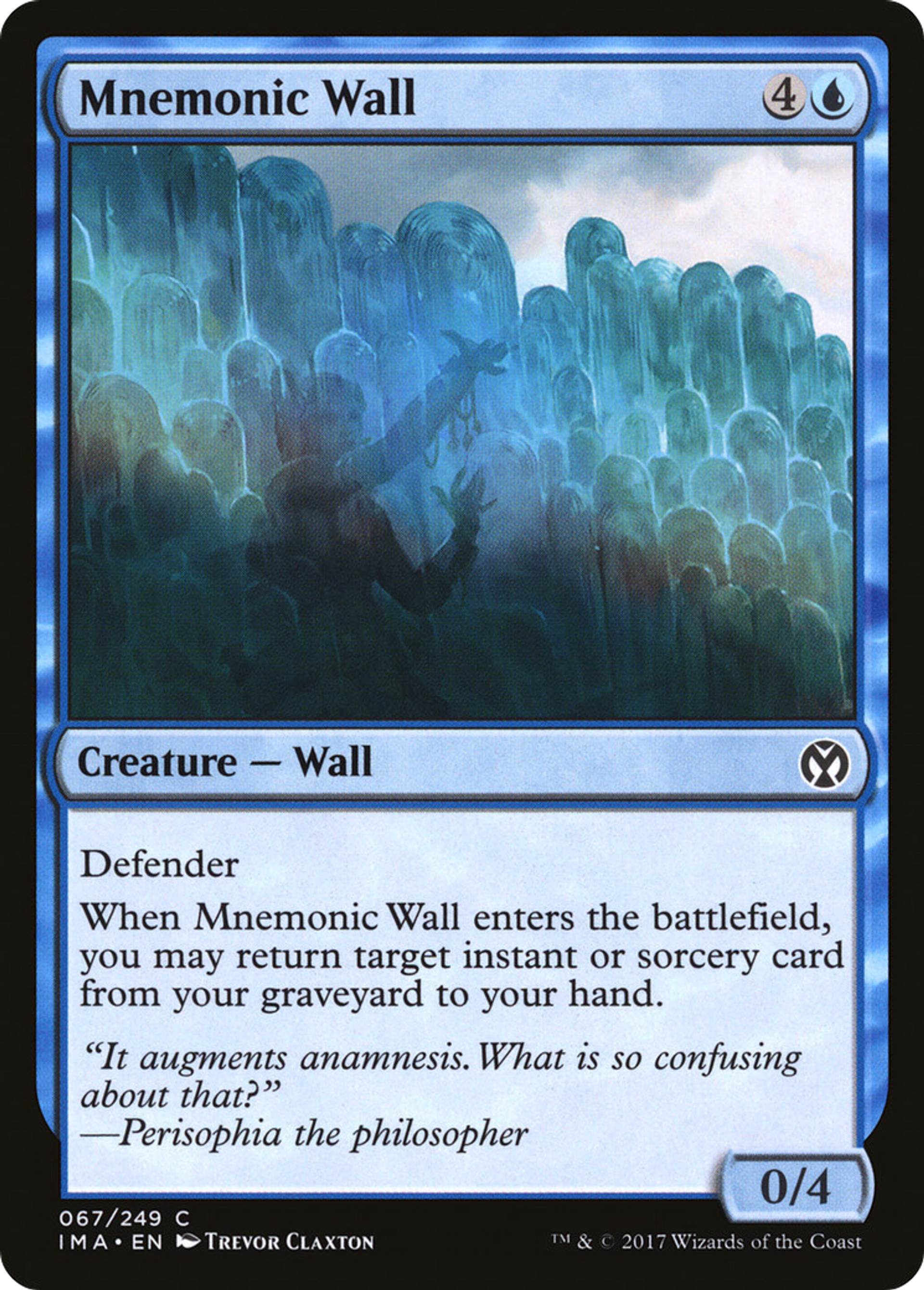 Mnemonic Wall — Iconic Masters — Magic: The Gathering