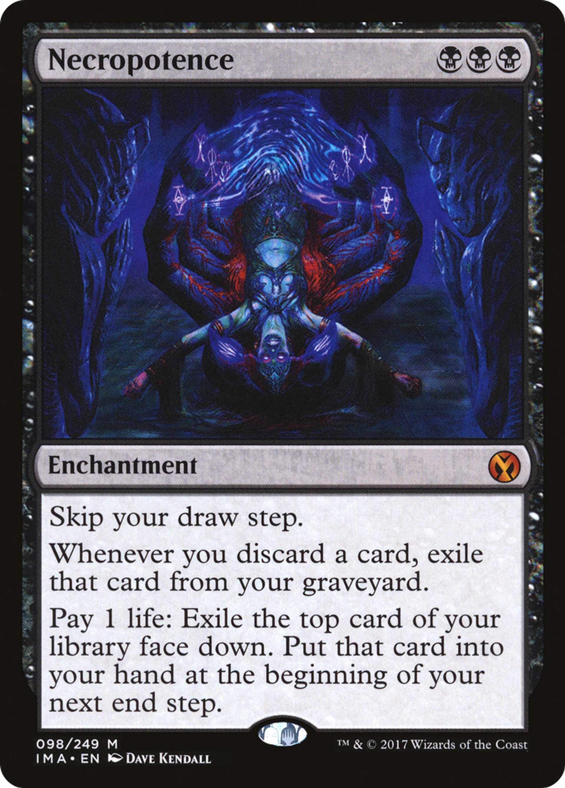Necropotence — Iconic Masters — Magic: The Gathering