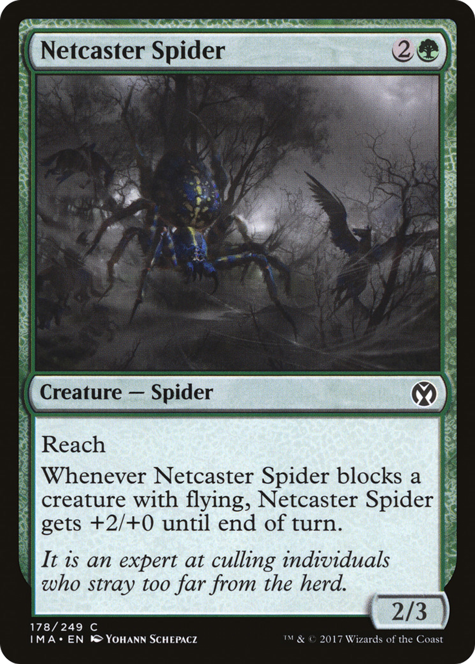 Araignée lanceuse de rets — Iconic Masters — Magic: The Gathering