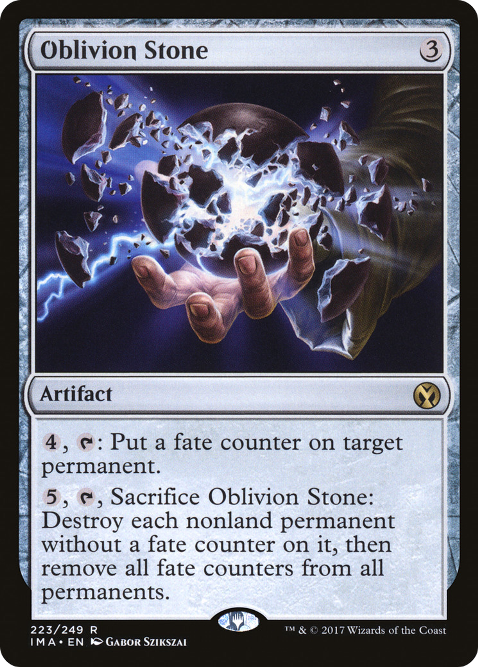 Oblivion Stone — Iconic Masters — Magic: The Gathering