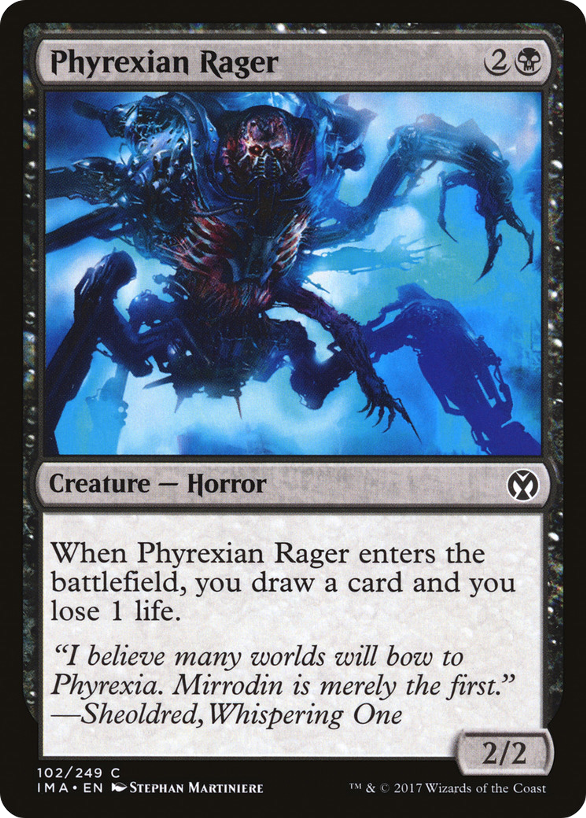 Phyrexian Rager — Iconic Masters — Magic: The Gathering