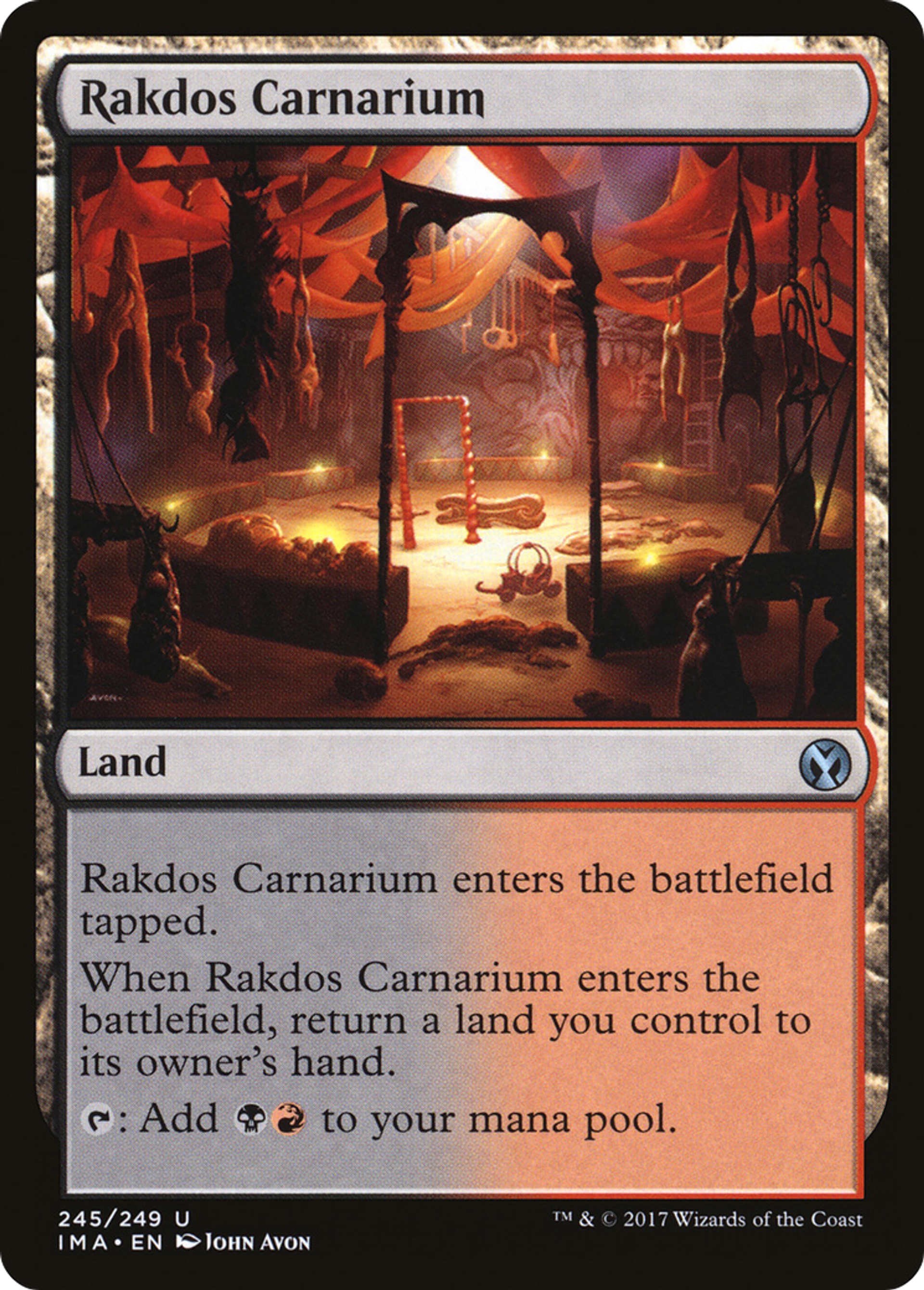 Rakdos Carnarium — Iconic Masters — Magic: The Gathering