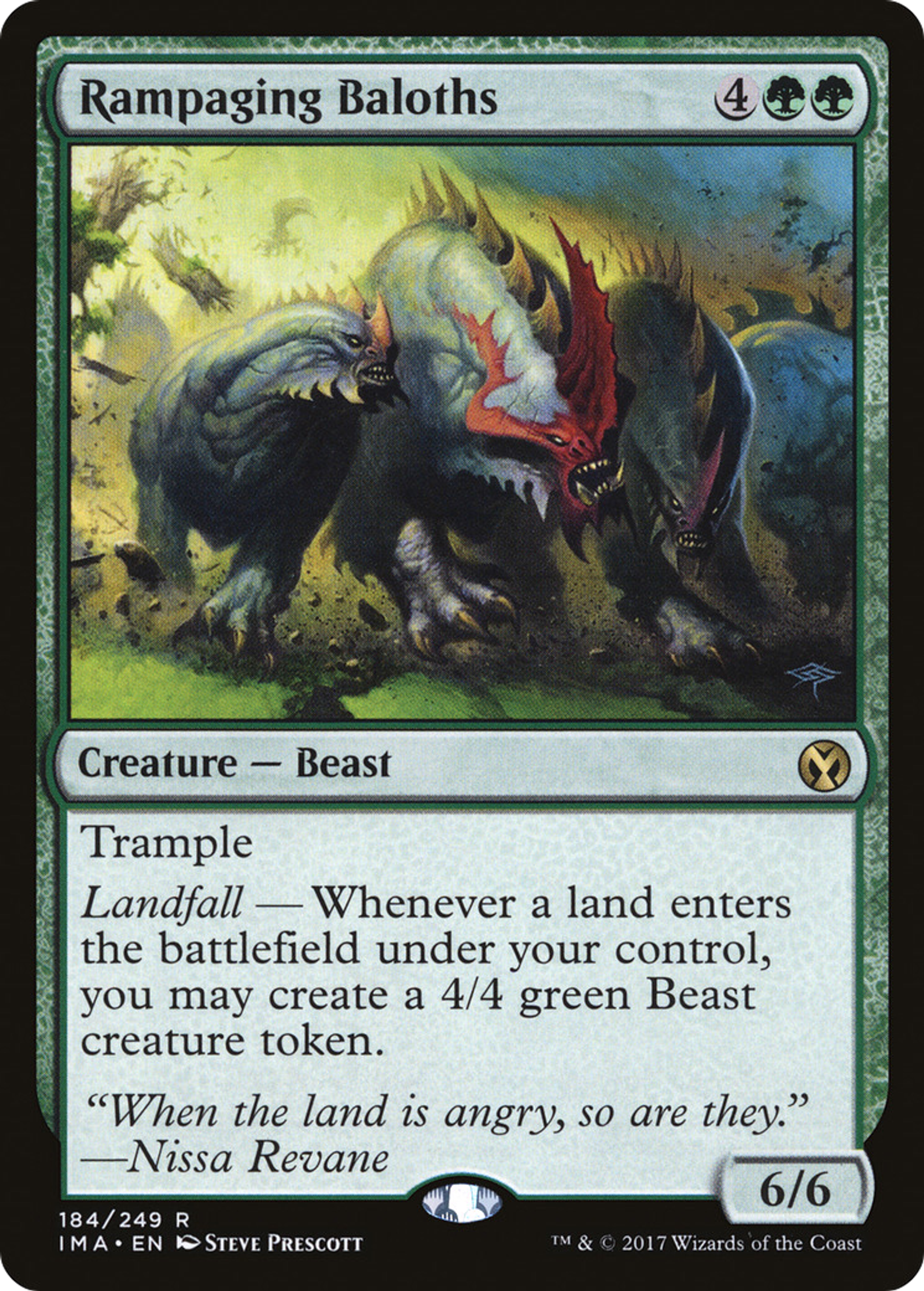Rampaging Baloths — Iconic Masters — Magic: The Gathering