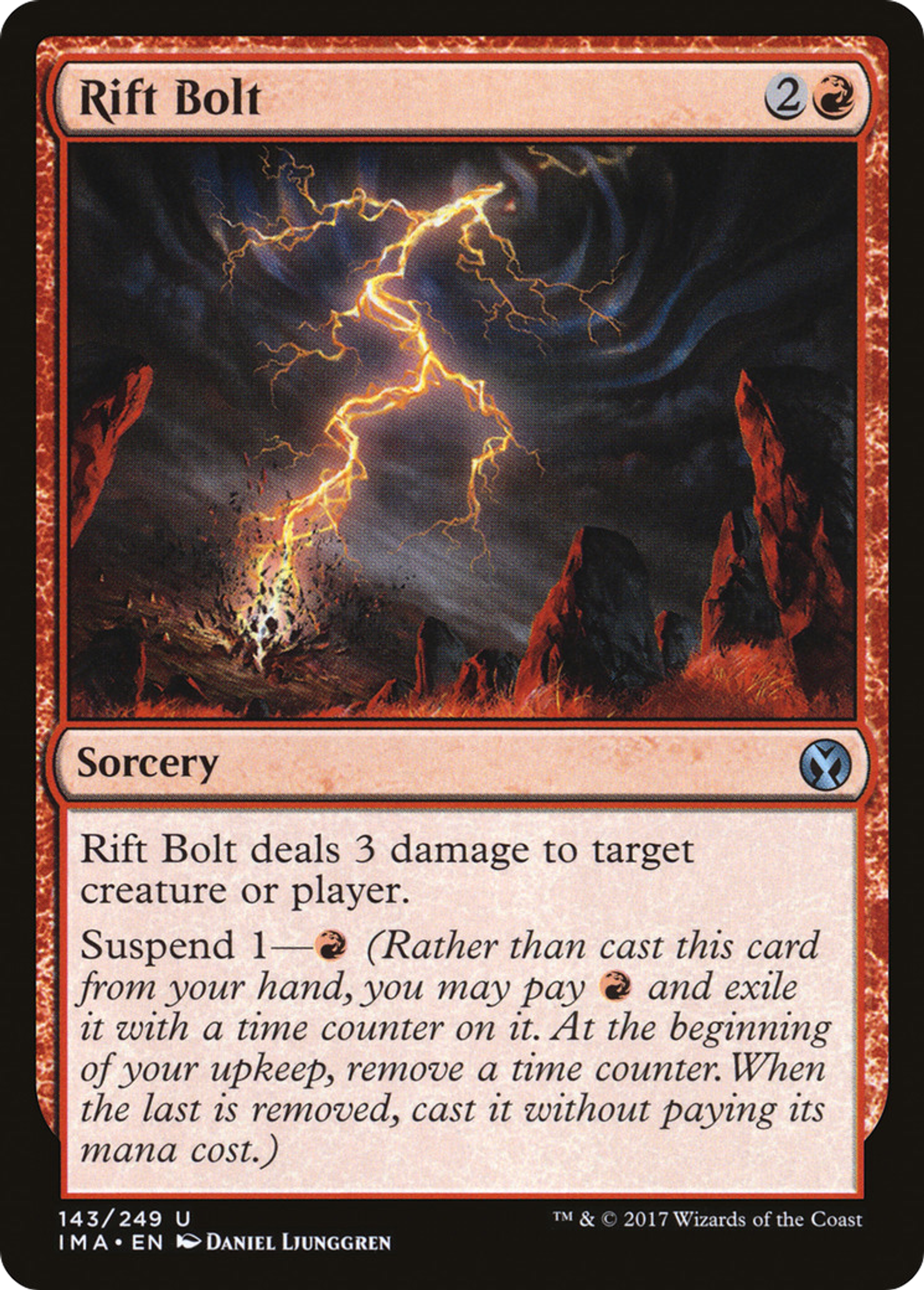 Rift Bolt — Iconic Masters — Magic: The Gathering