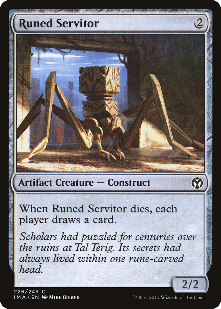 Runed Servitor — Iconic Masters — Magic: The Gathering