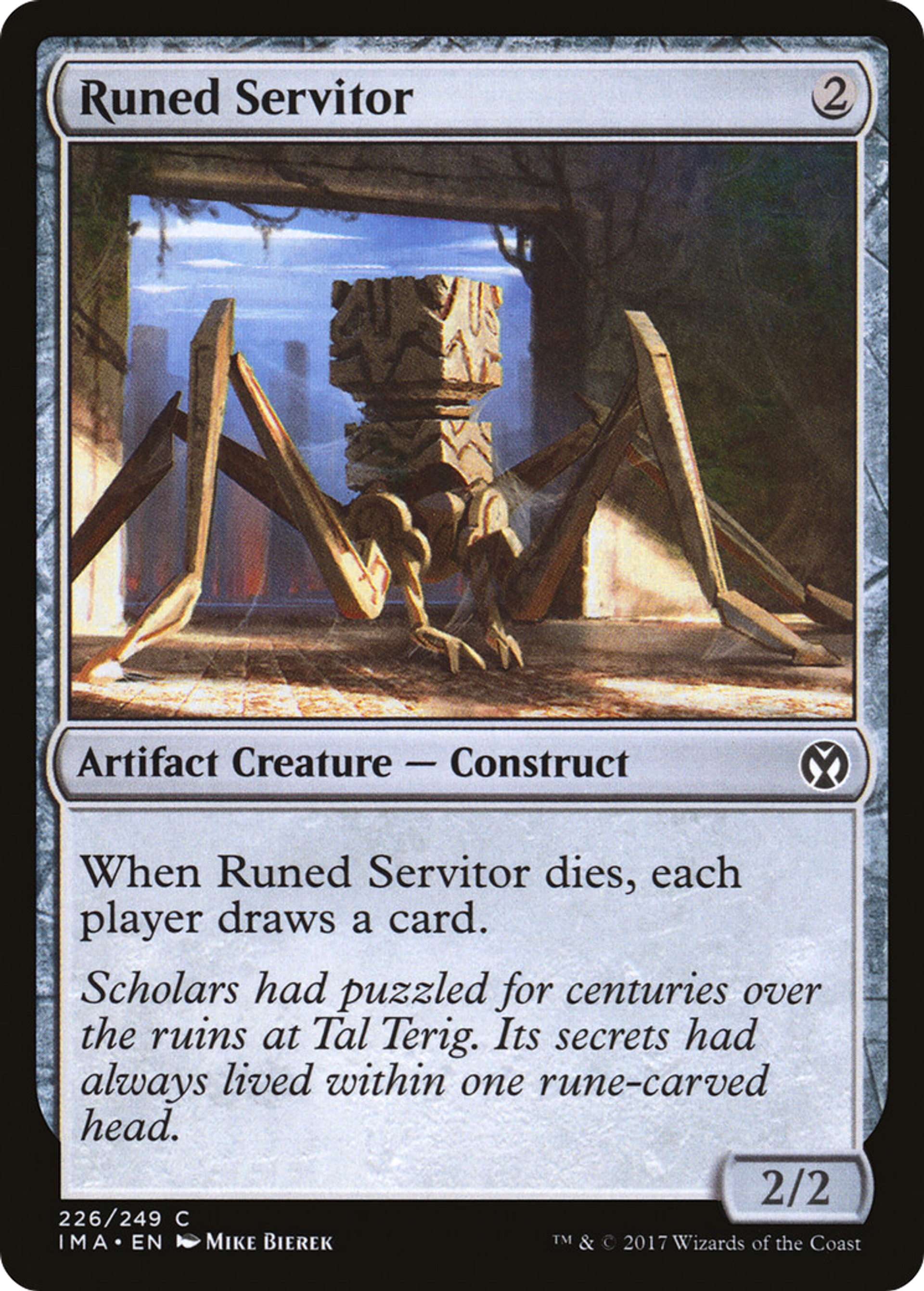 Valet serti de runes — Iconic Masters — Magic: The Gathering