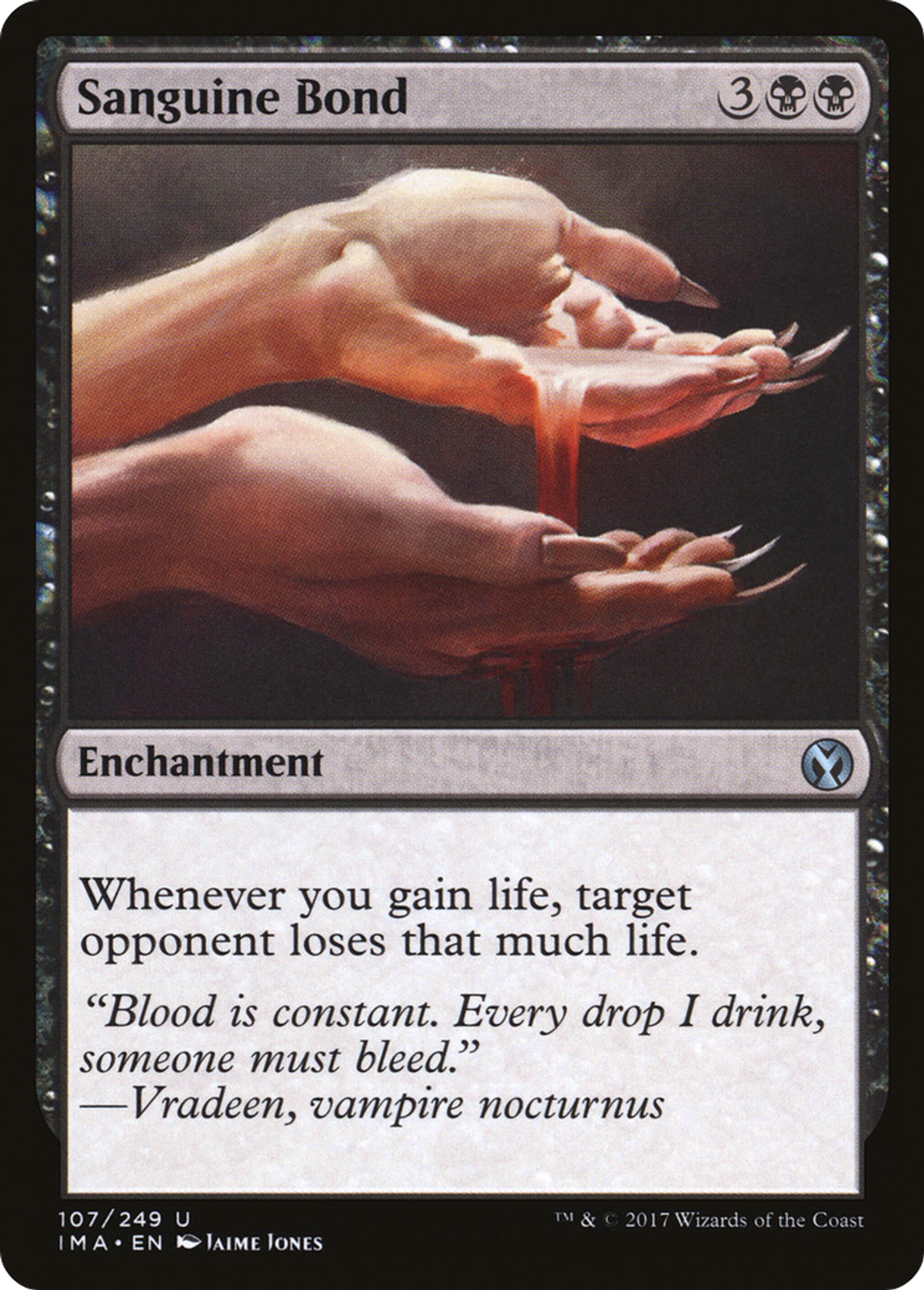 Sanguine Bond — Iconic Masters — Magic: The Gathering