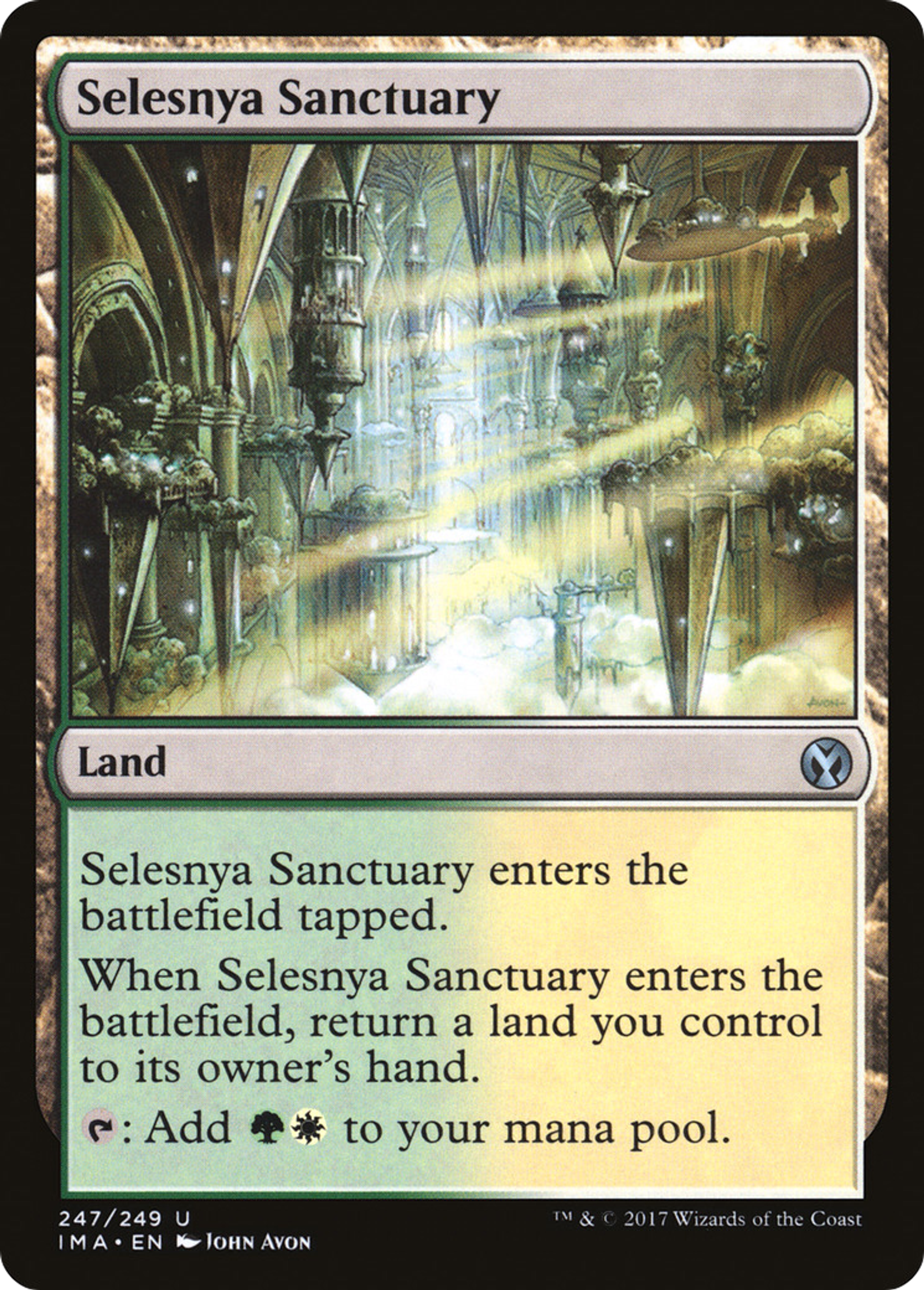 Selesnya Sanctuary — Iconic Masters — Magic: The Gathering