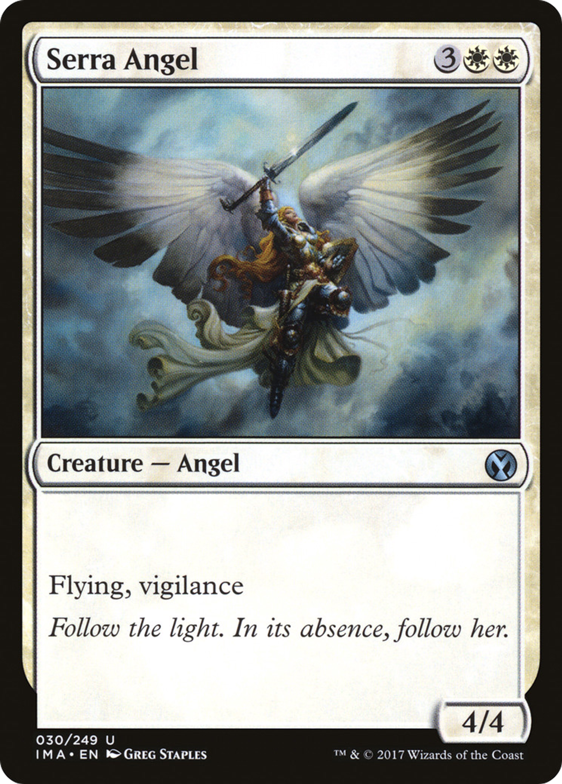 Serra Angel — Iconic Masters — Magic: The Gathering