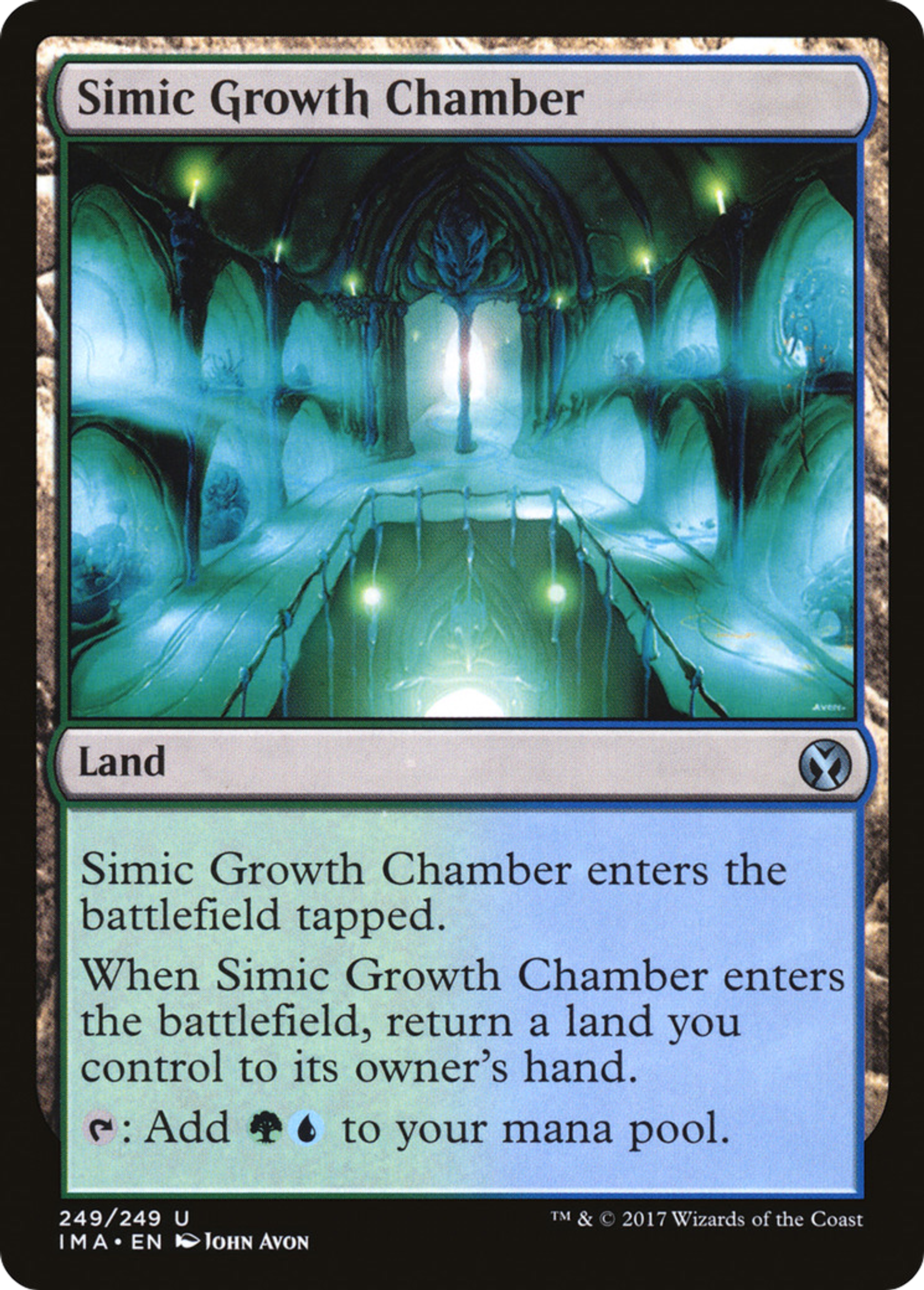 Simic Growth Chamber — Iconic Masters — Magic: The Gathering