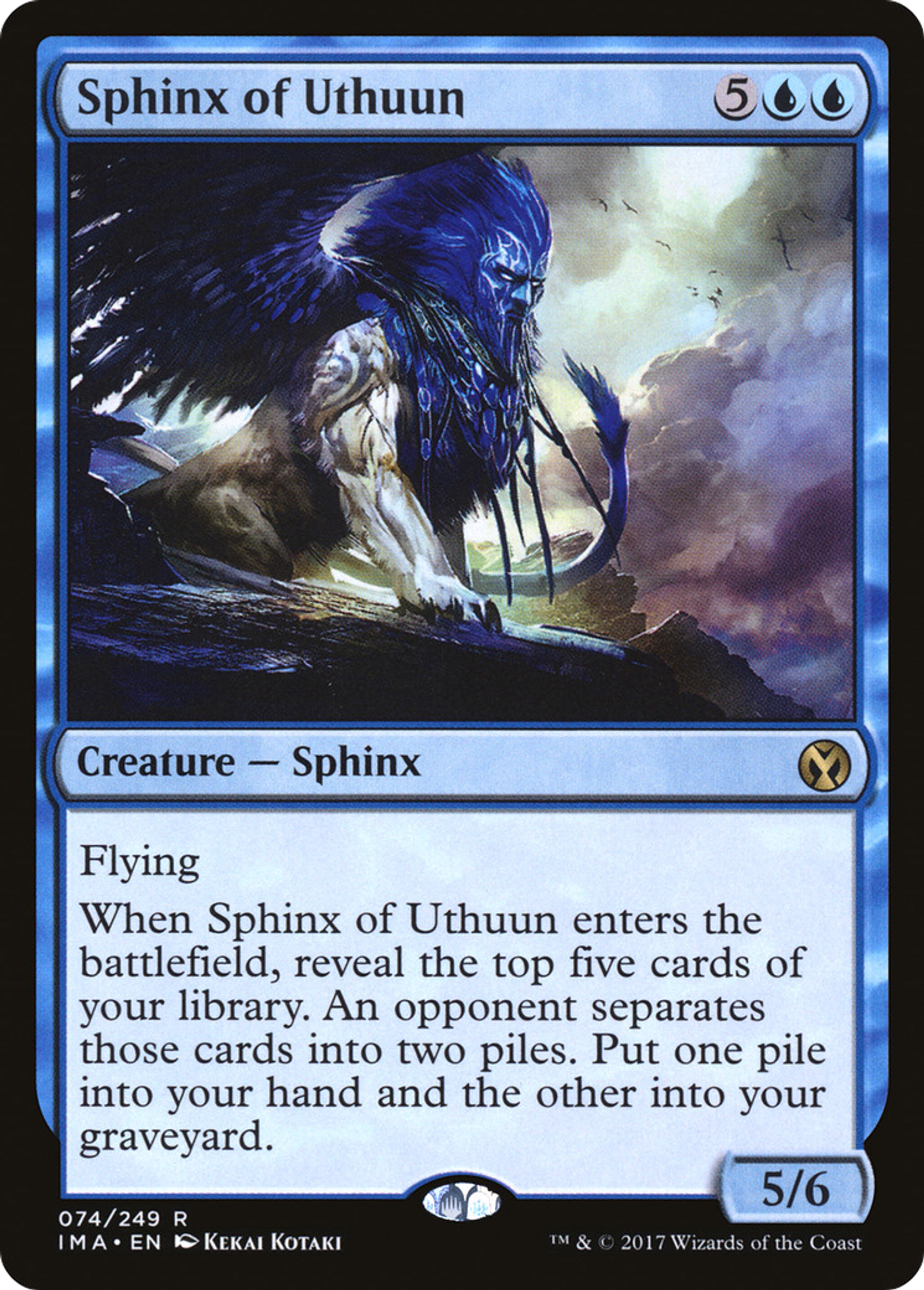 Sphinx of Uthuun — Iconic Masters — Magic: The Gathering