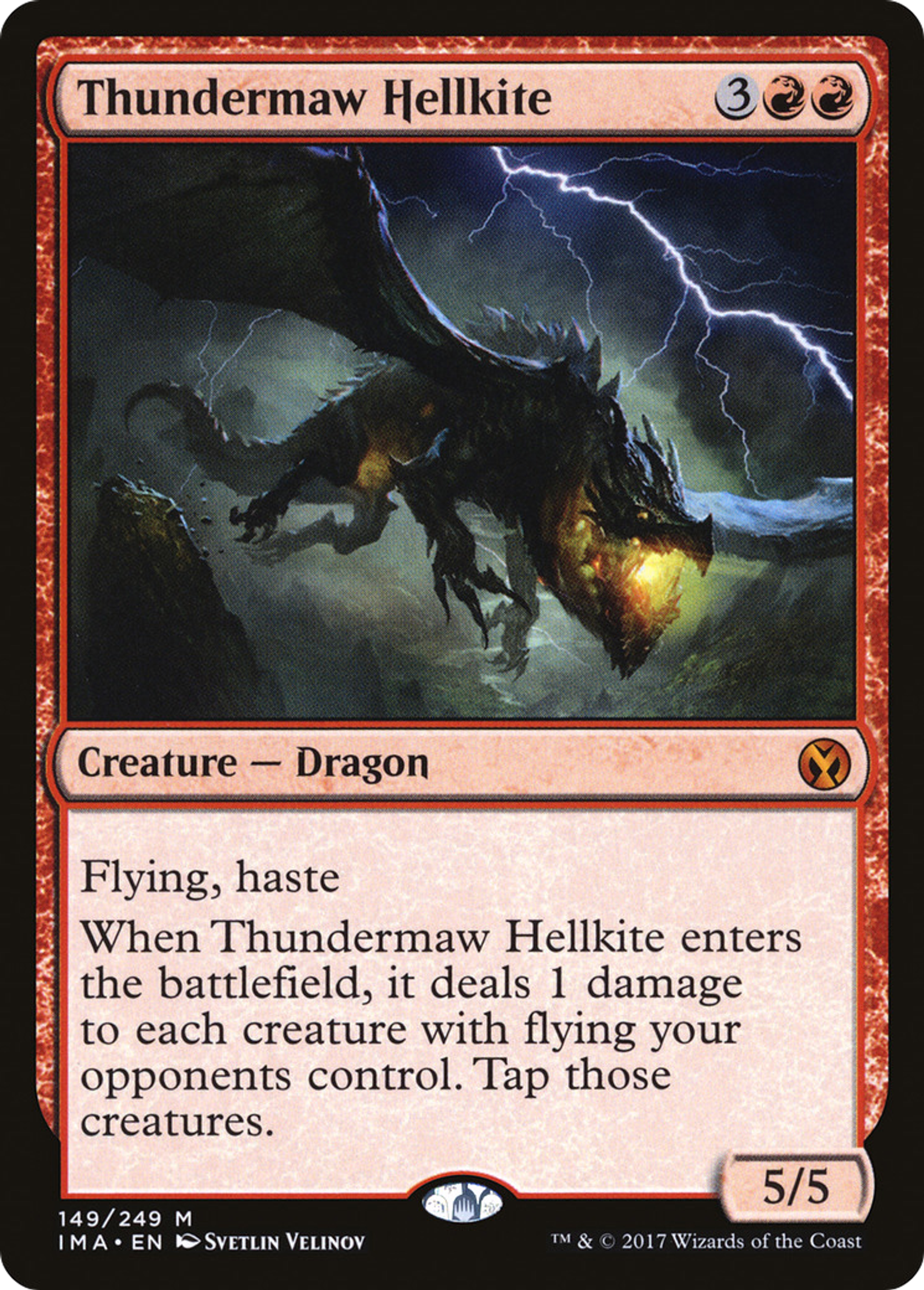 Thundermaw Hellkite — Iconic Masters — Magic: The Gathering
