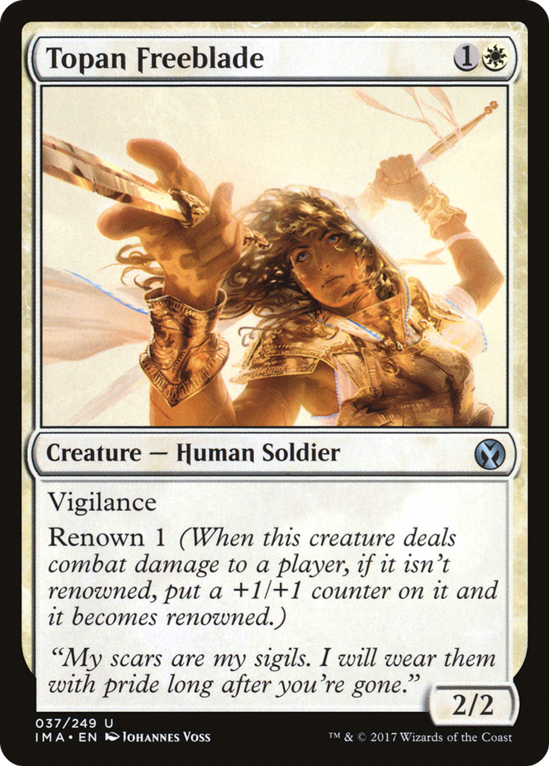 Topan Freeblade — Iconic Masters — Magic: The Gathering