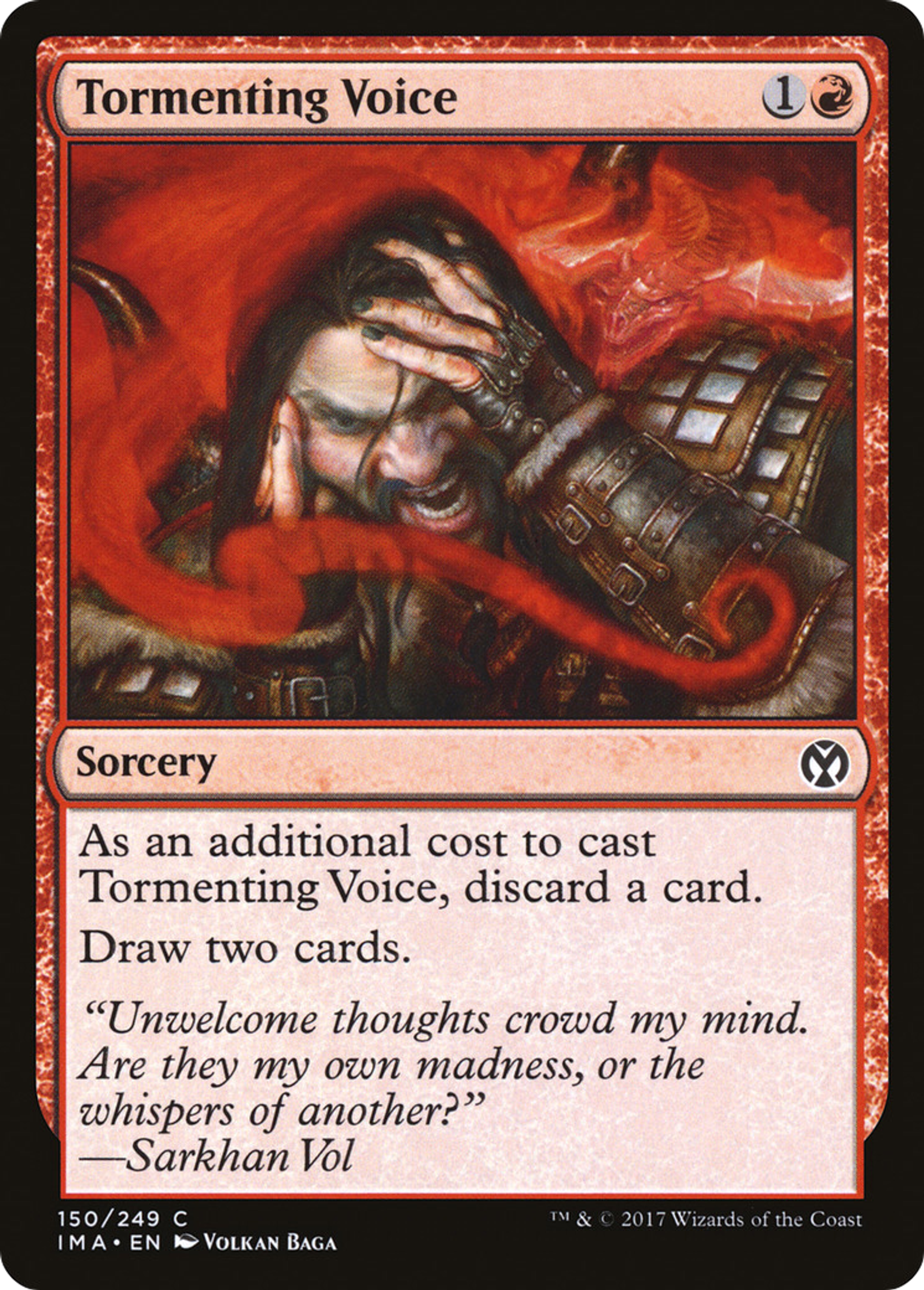 Tormenting Voice — Iconic Masters — Magic: The Gathering