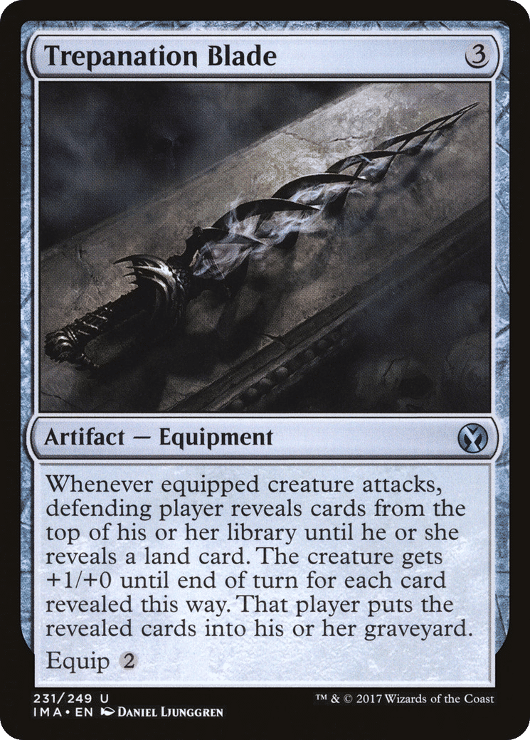 Trepanation Blade — Iconic Masters — Magic: The Gathering