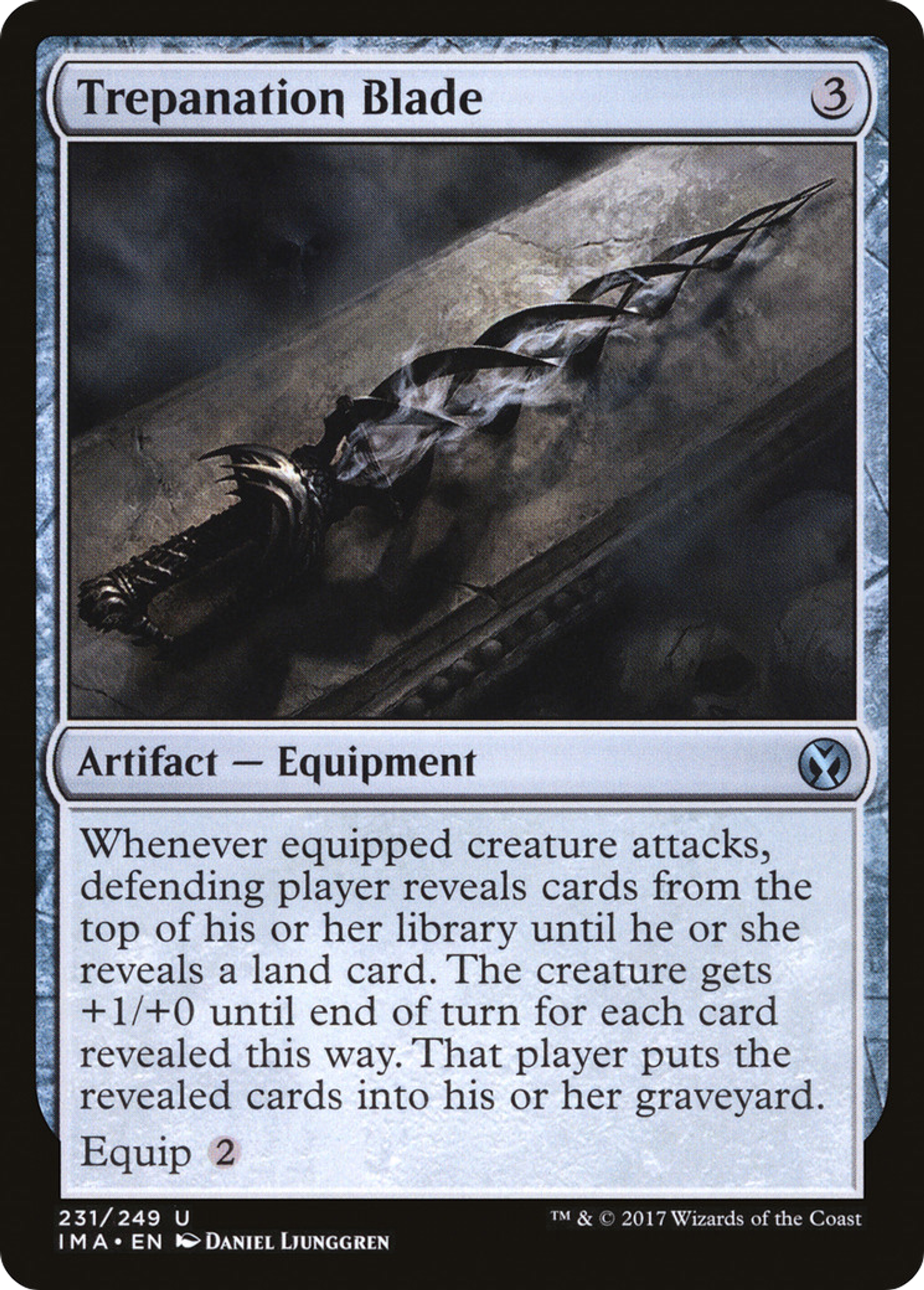 Trepanation Blade — Iconic Masters — Magic: The Gathering