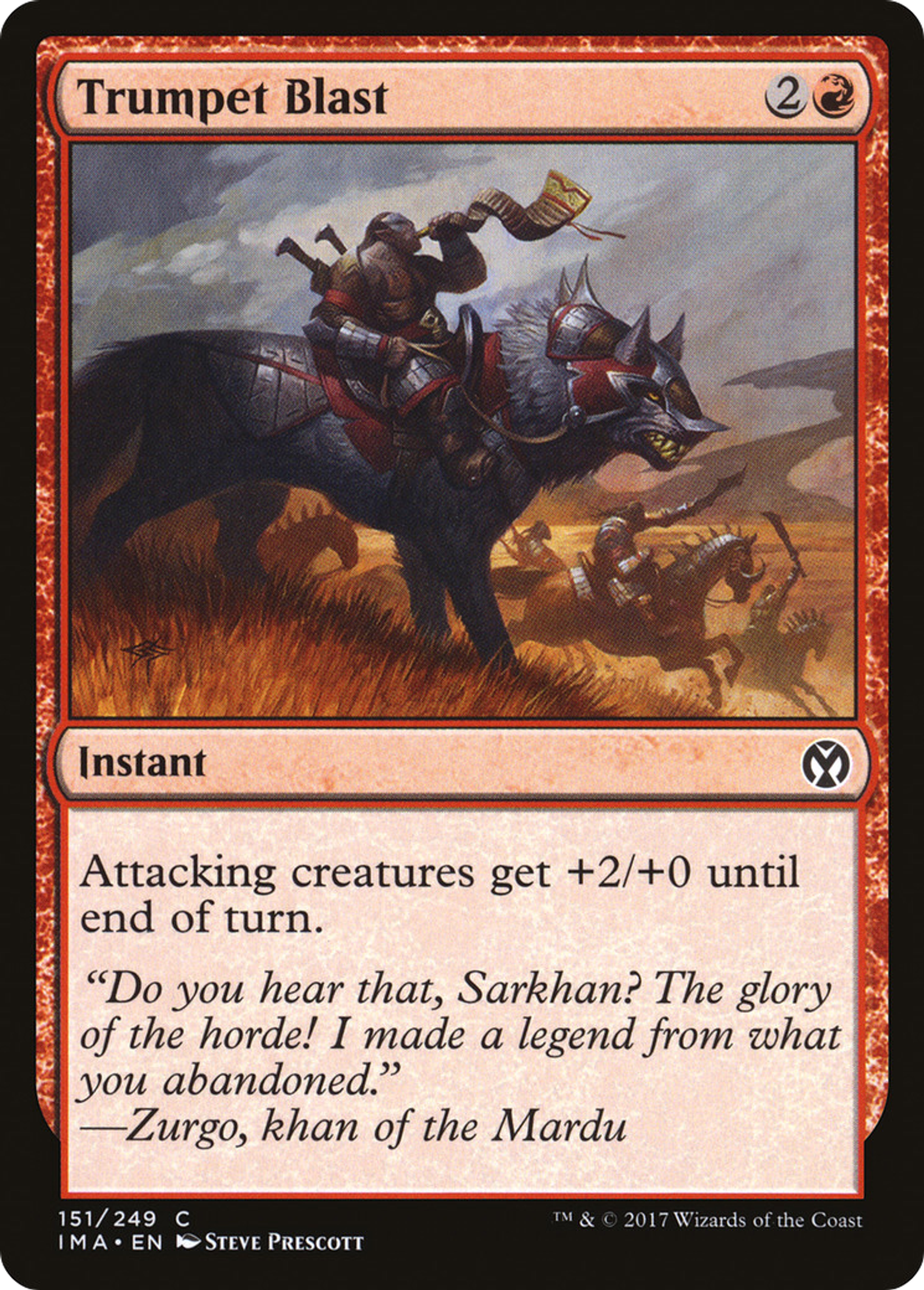 Sonnerie de trompe — Iconic Masters — Magic: The Gathering