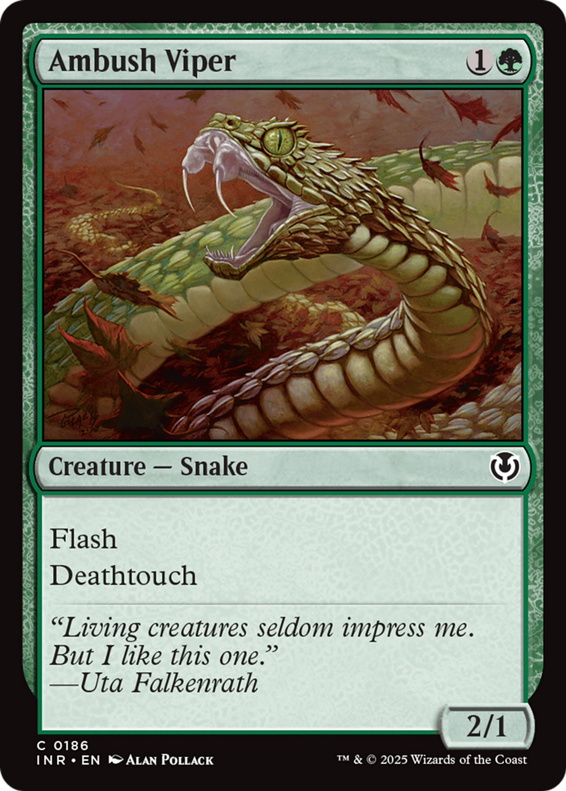 Vipère embusquée — Innistrad Remastered — Magic: The Gathering