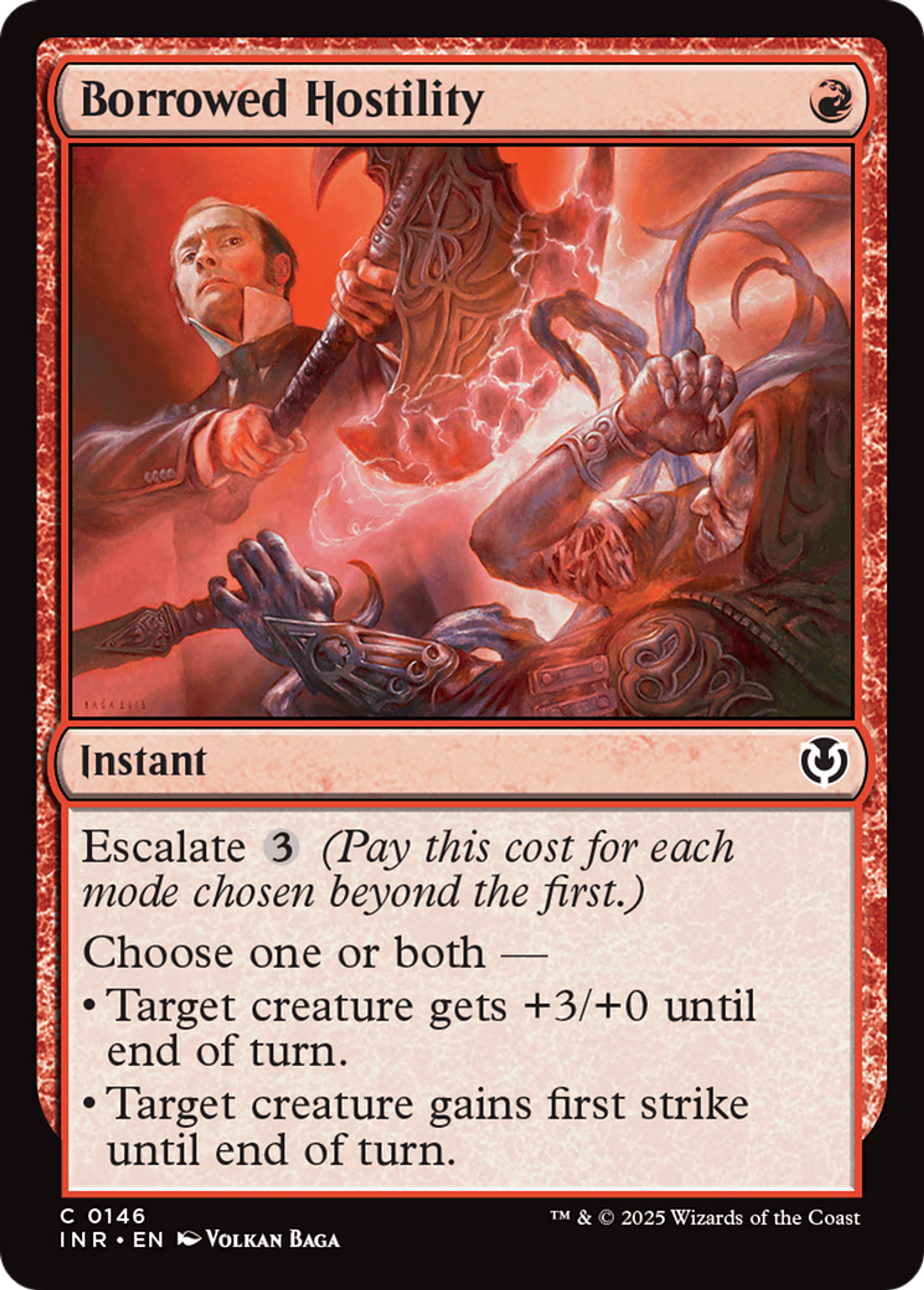 Hostilité empruntée — Innistrad Remastered — Magic: The Gathering