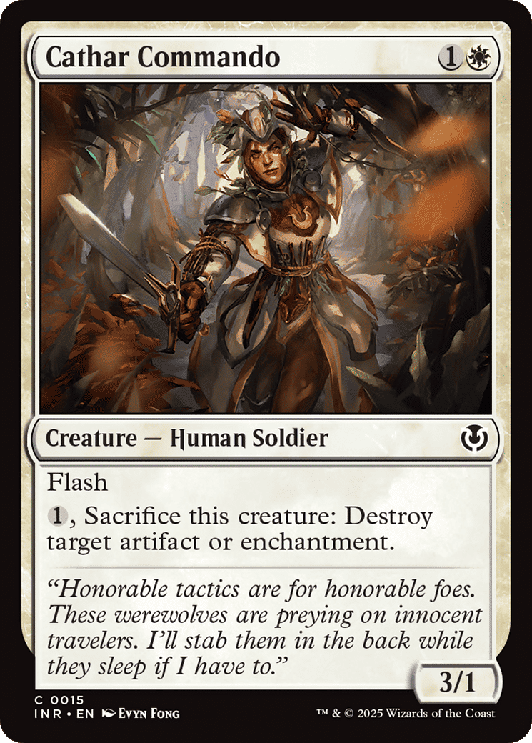 Cathar Commando — Innistrad Remastered — Magic: The Gathering