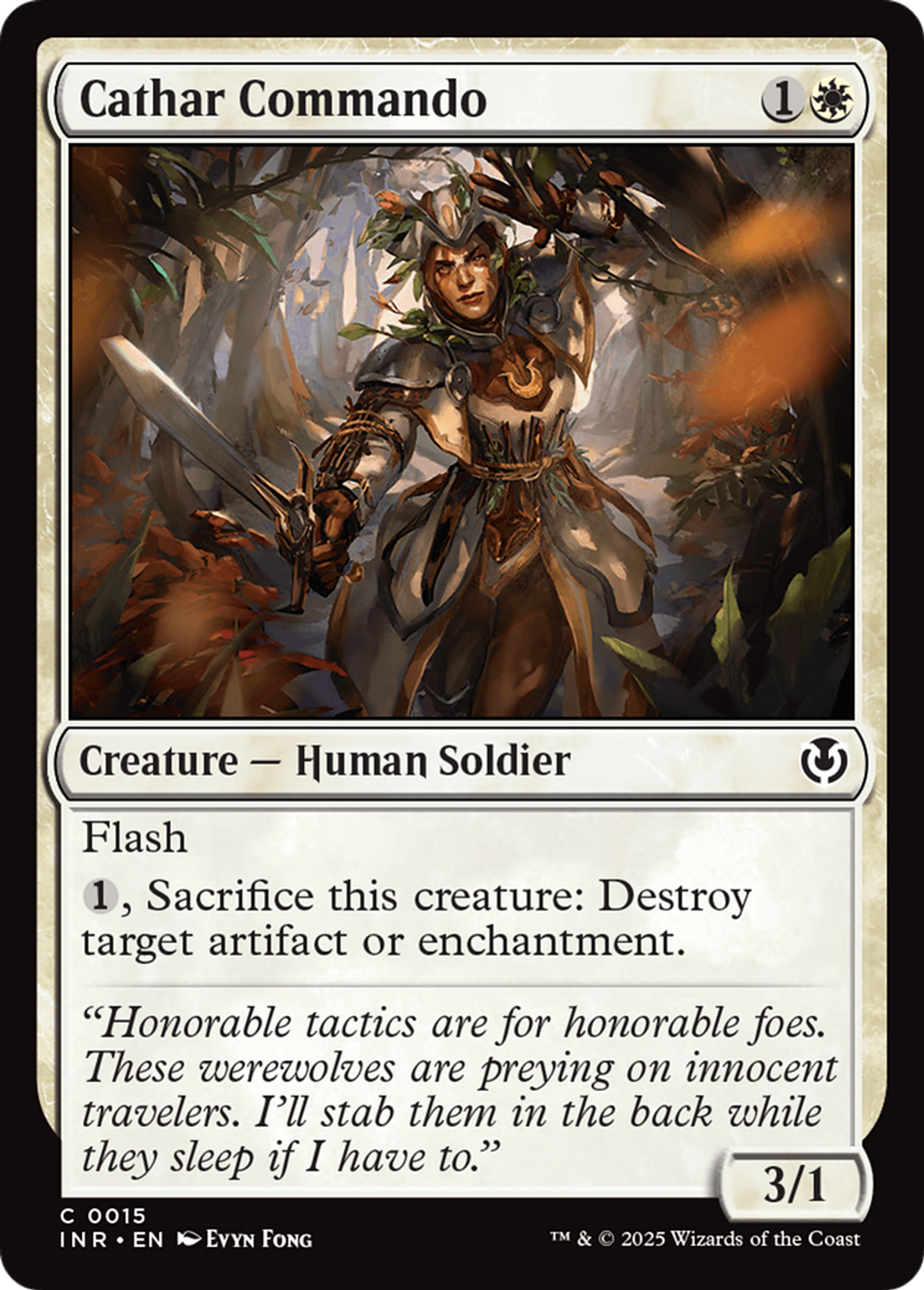 Cathar Commando — Innistrad Remastered — Magic: The Gathering