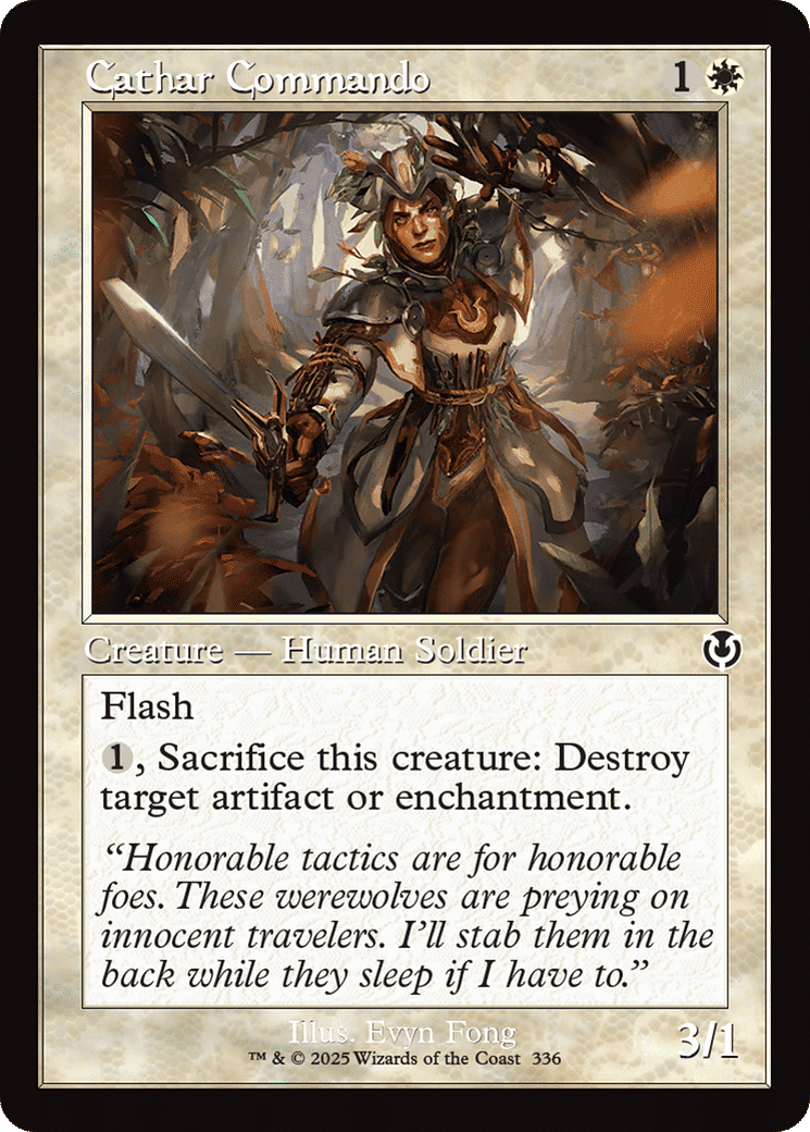 Cathar Commando — Innistrad Remastered — Magic: The Gathering
