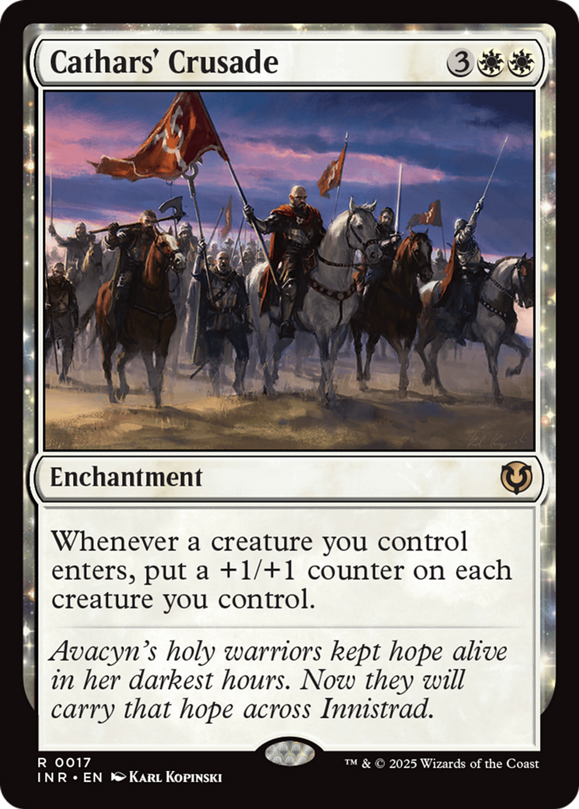 Cathars' Crusade — Innistrad Remastered — Magic: The Gathering