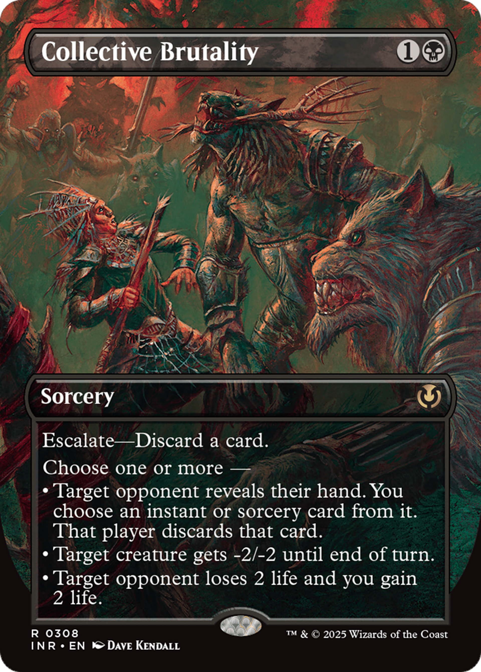 Brutalité collective — Innistrad Remastered — Magic: The Gathering