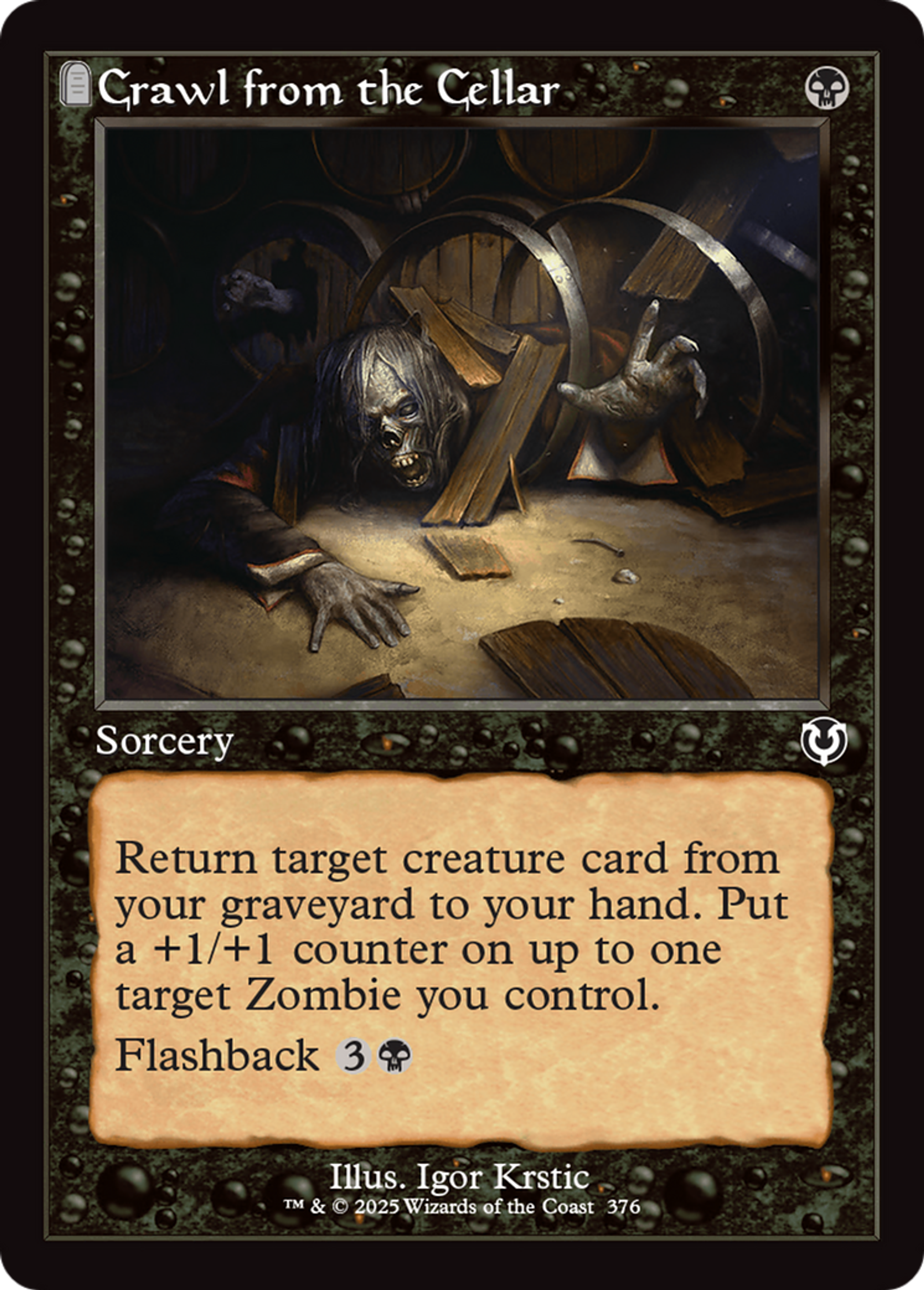 Ramper hors de la cave — Innistrad Remastered — Magic: The Gathering