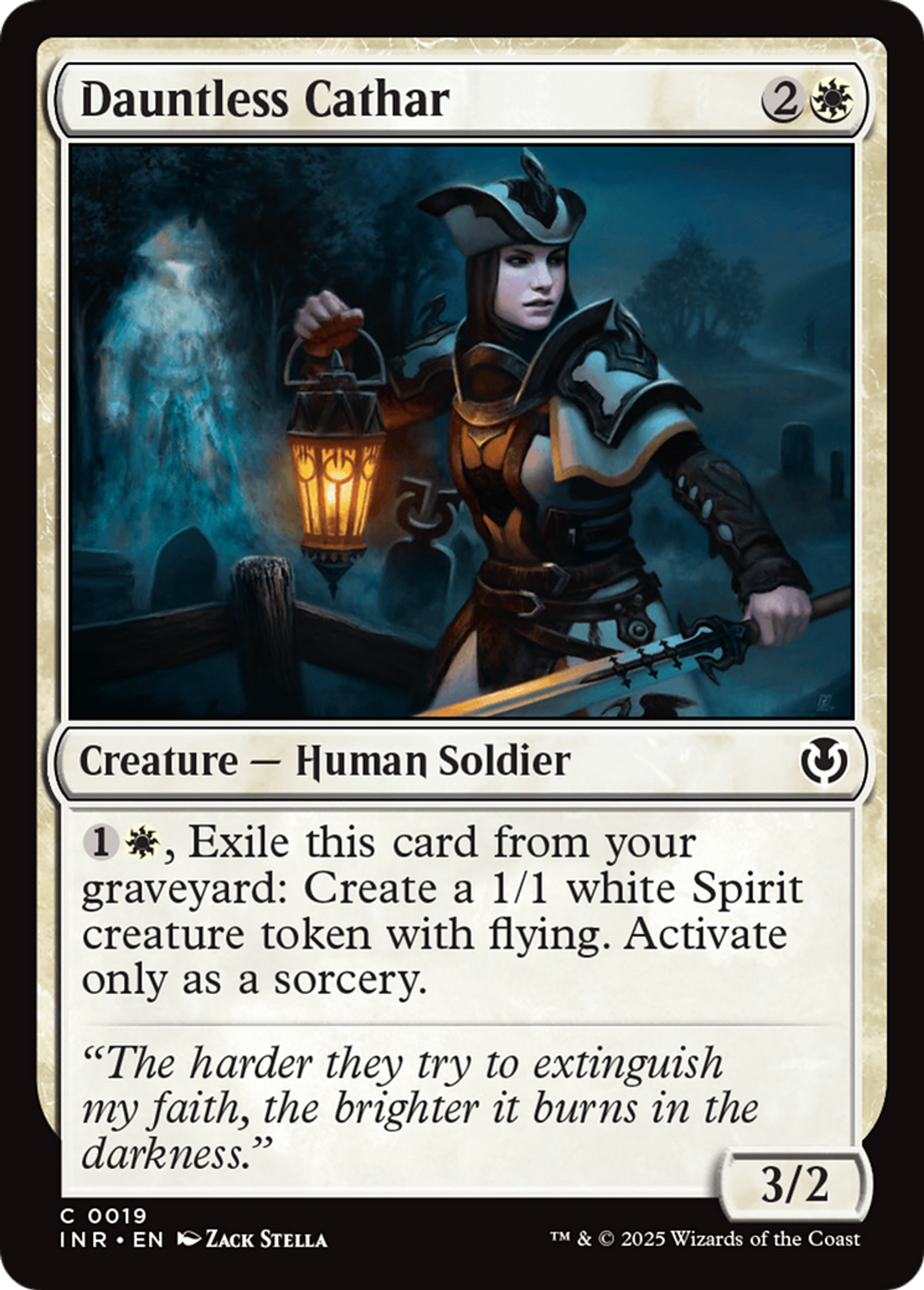 Dauntless Cathar — Innistrad Remastered — Magic: The Gathering