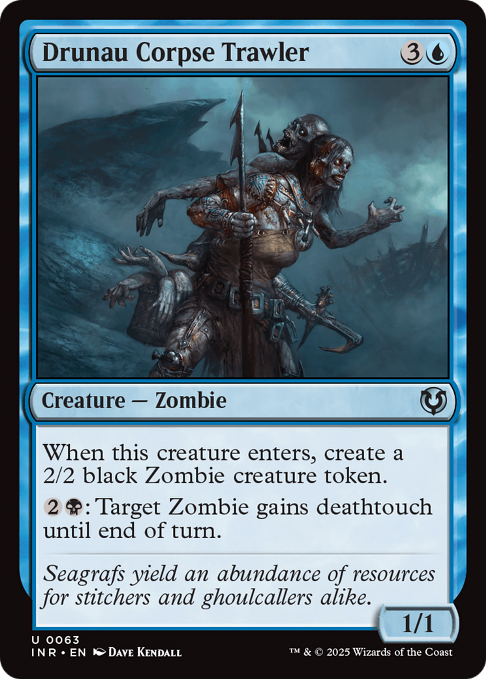 Charrieuse de cadavres de Drunaü — Innistrad Remastered — Magic: The Gathering