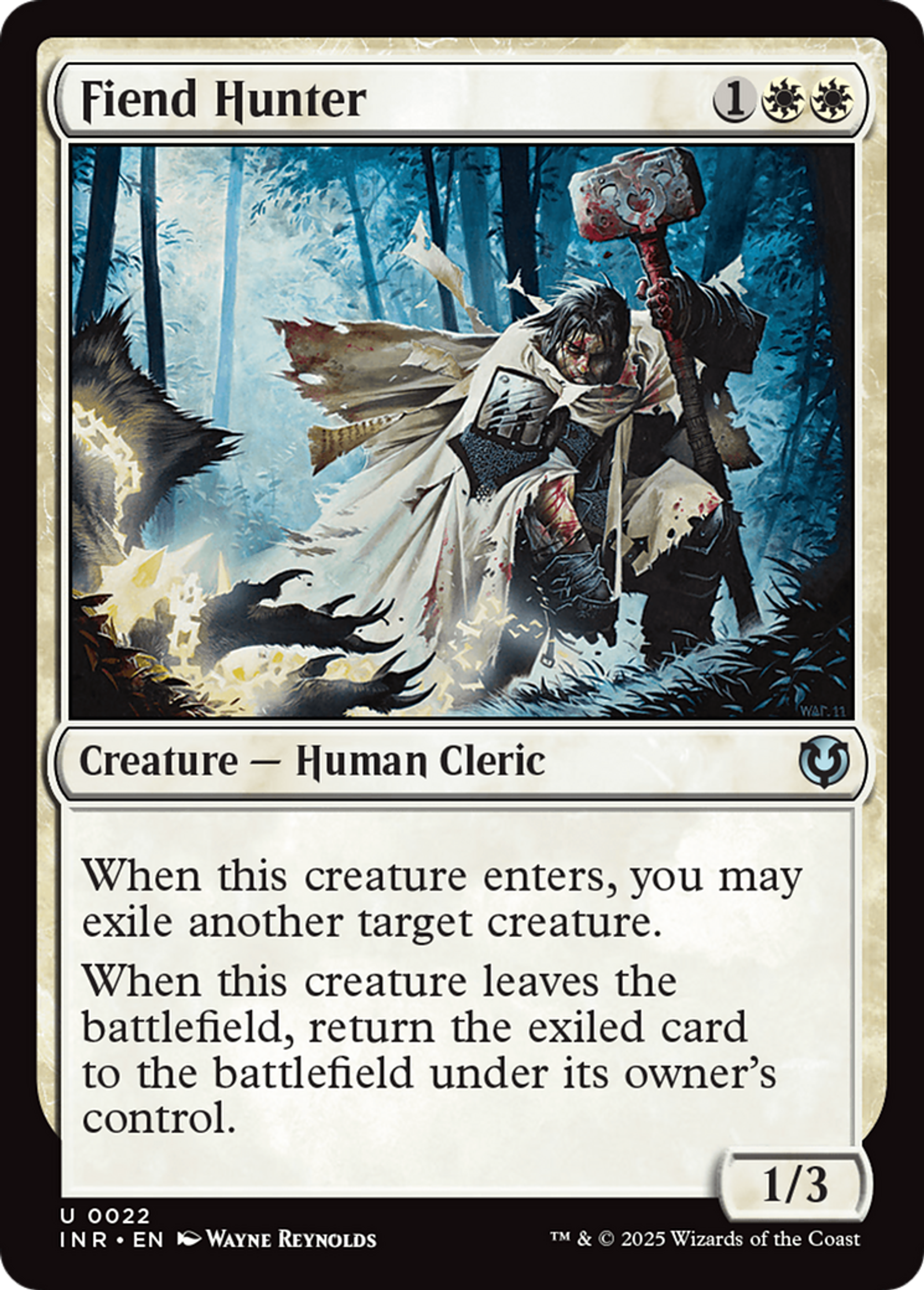 Fiend Hunter — Innistrad Remastered — Magic: The Gathering
