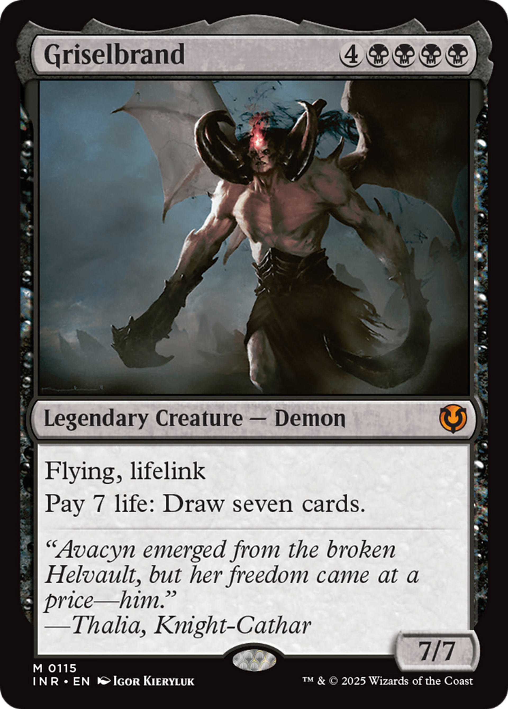 Griselbrand — Innistrad Remastered — Magic: The Gathering