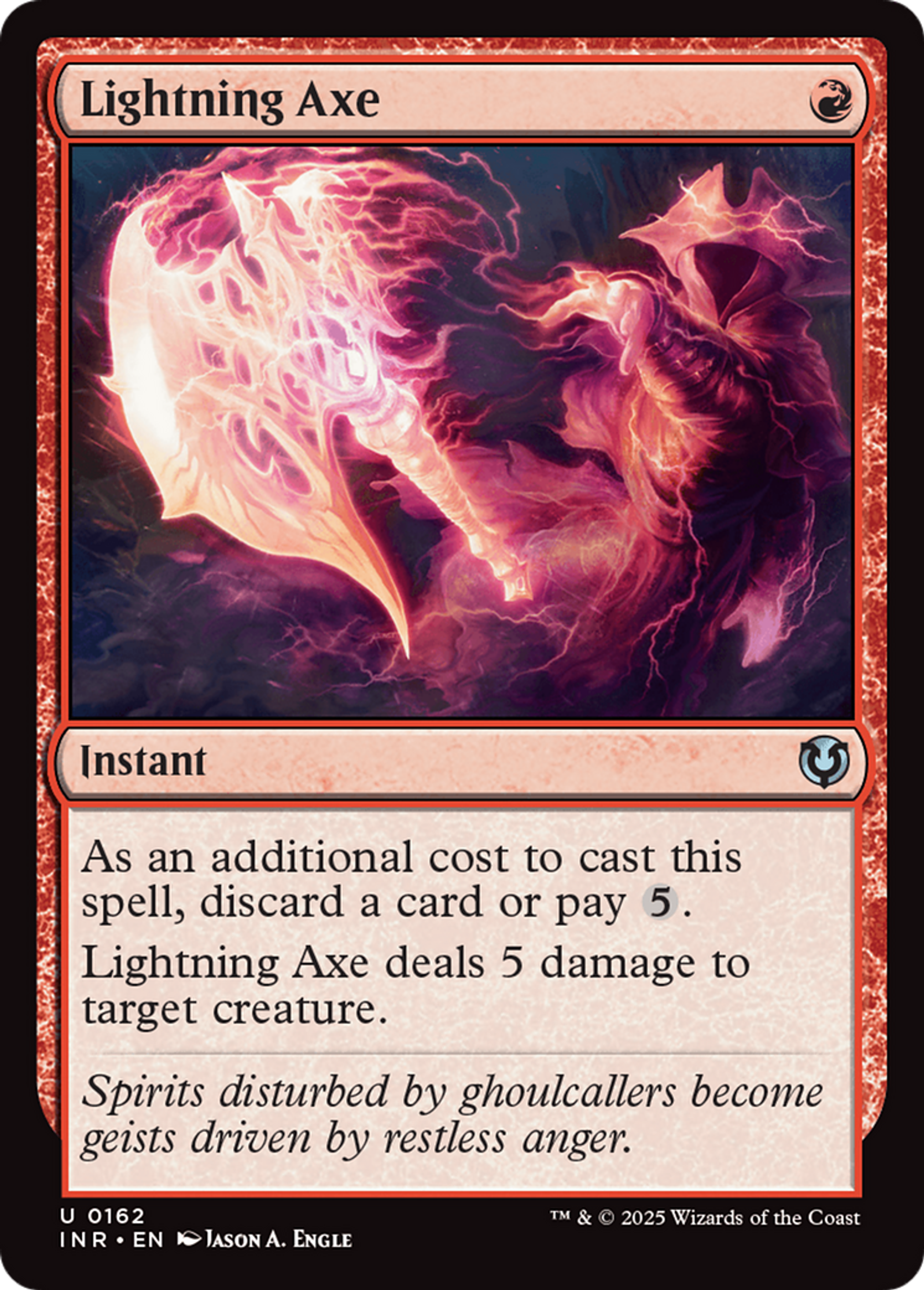 Lightning Axe — Innistrad Remastered — Magic: The Gathering