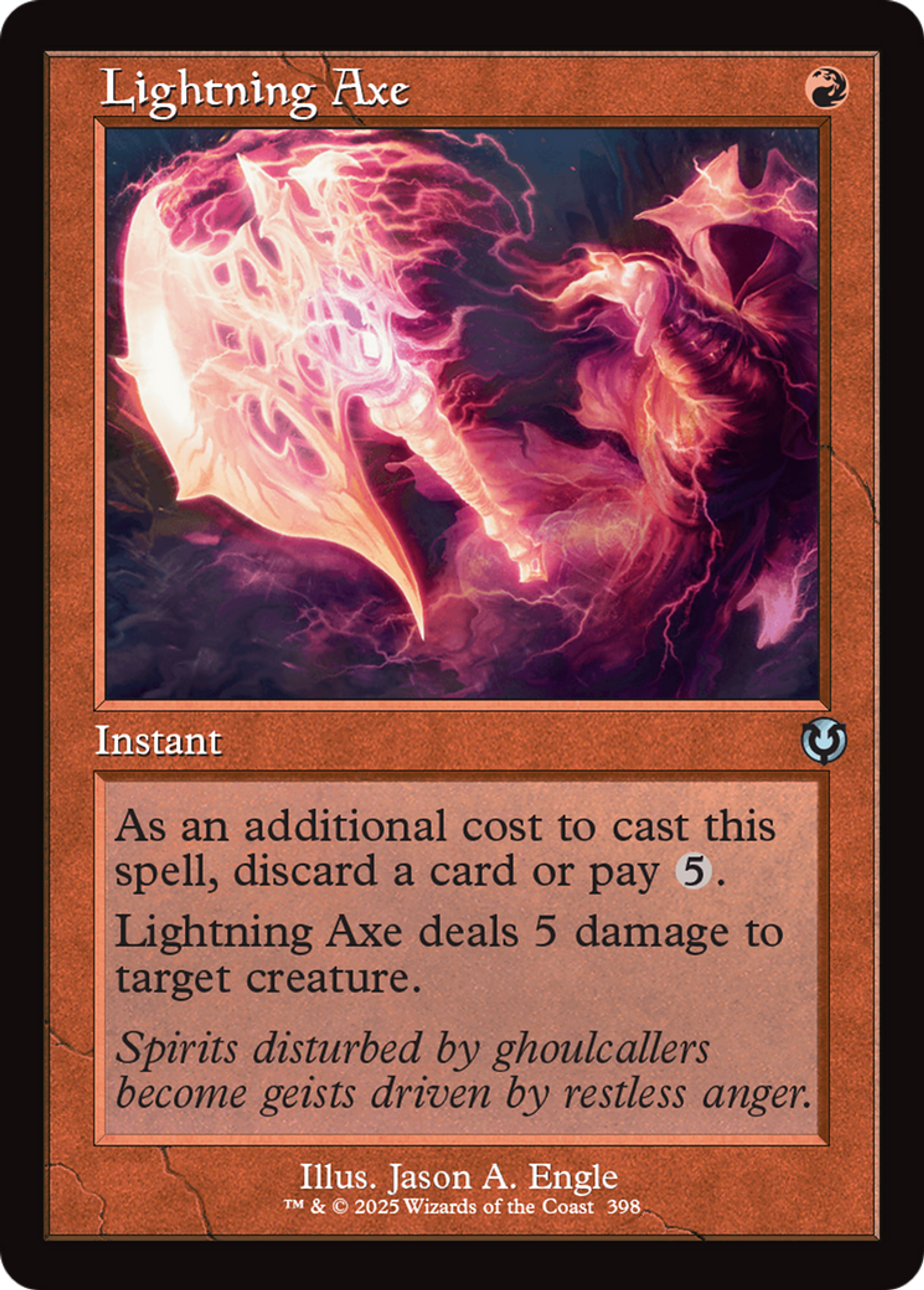 Lightning Axe — Innistrad Remastered — Magic: The Gathering