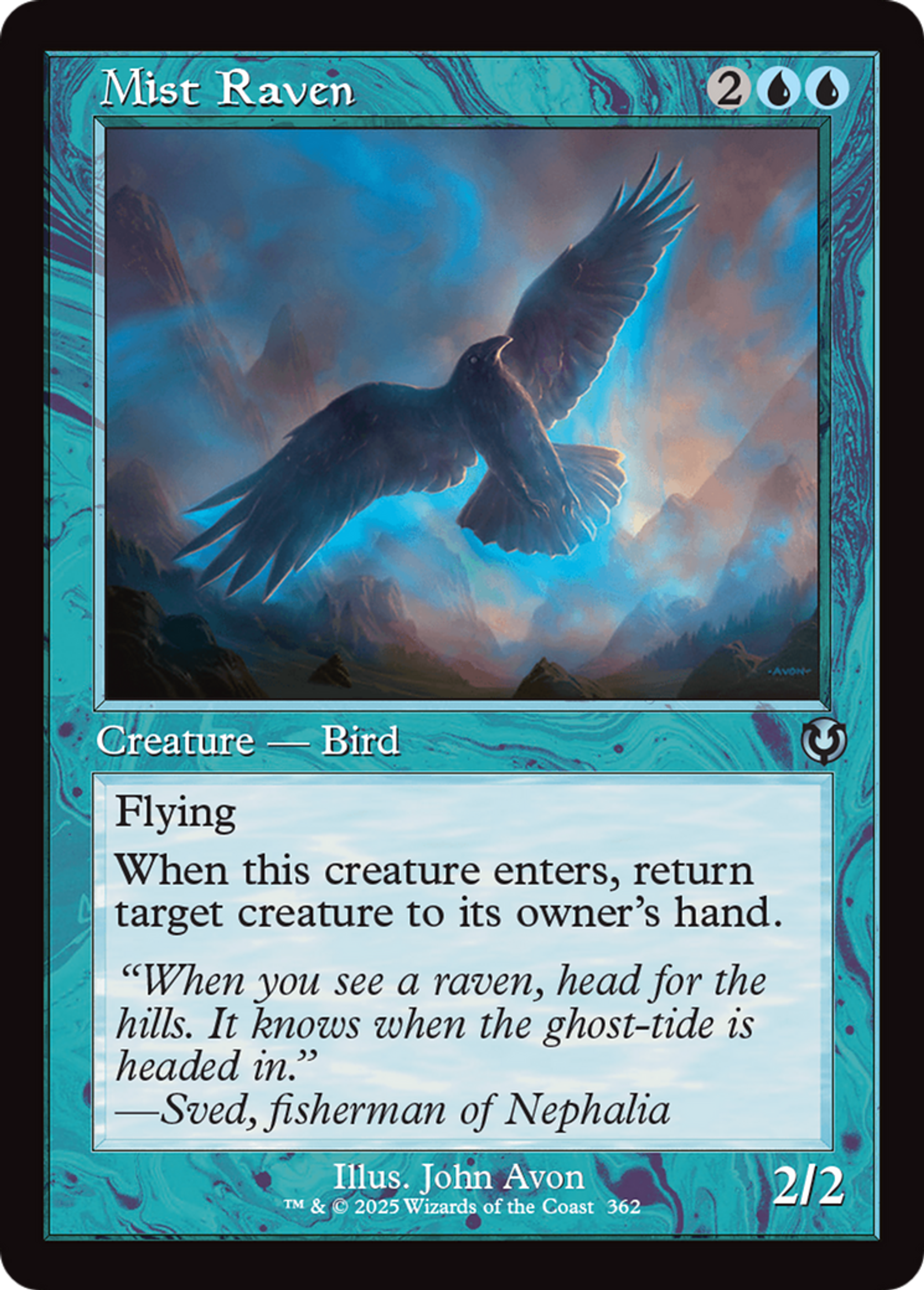 Corbeau des brumes — Innistrad Remastered — Magic: The Gathering