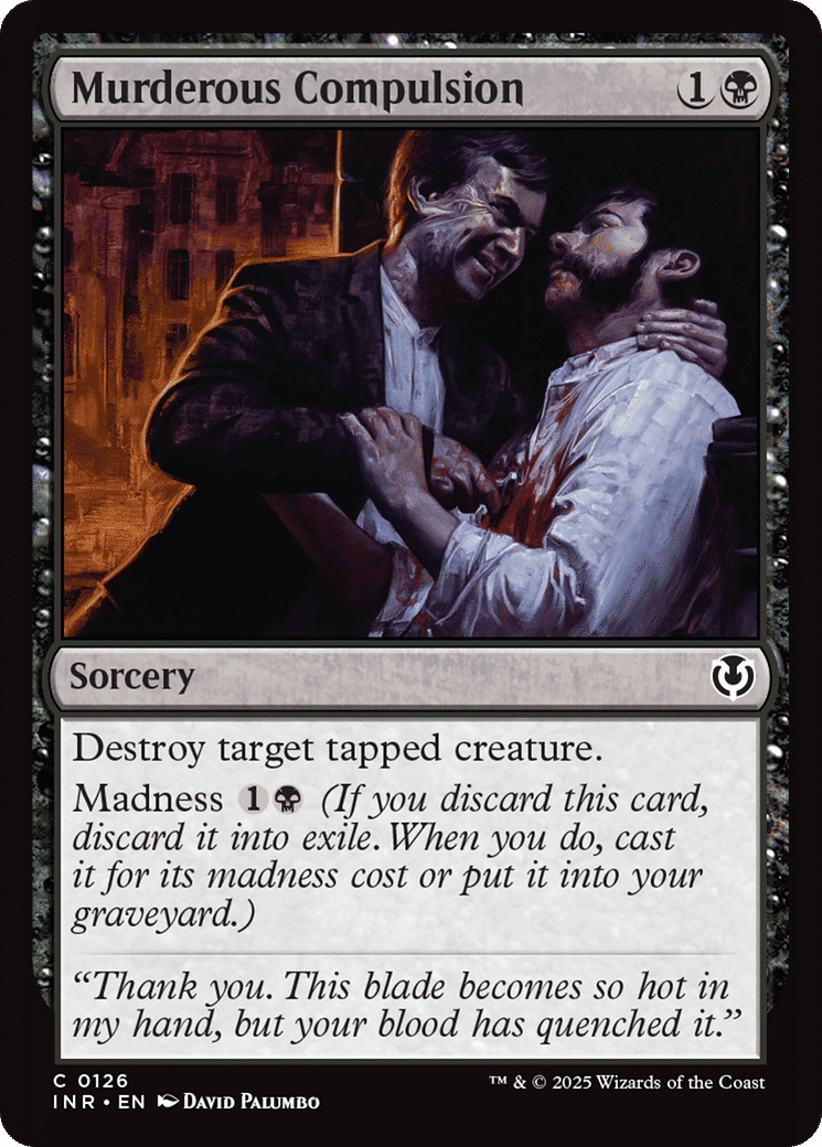Murderous Compulsion — Innistrad Remastered — Magic: The Gathering