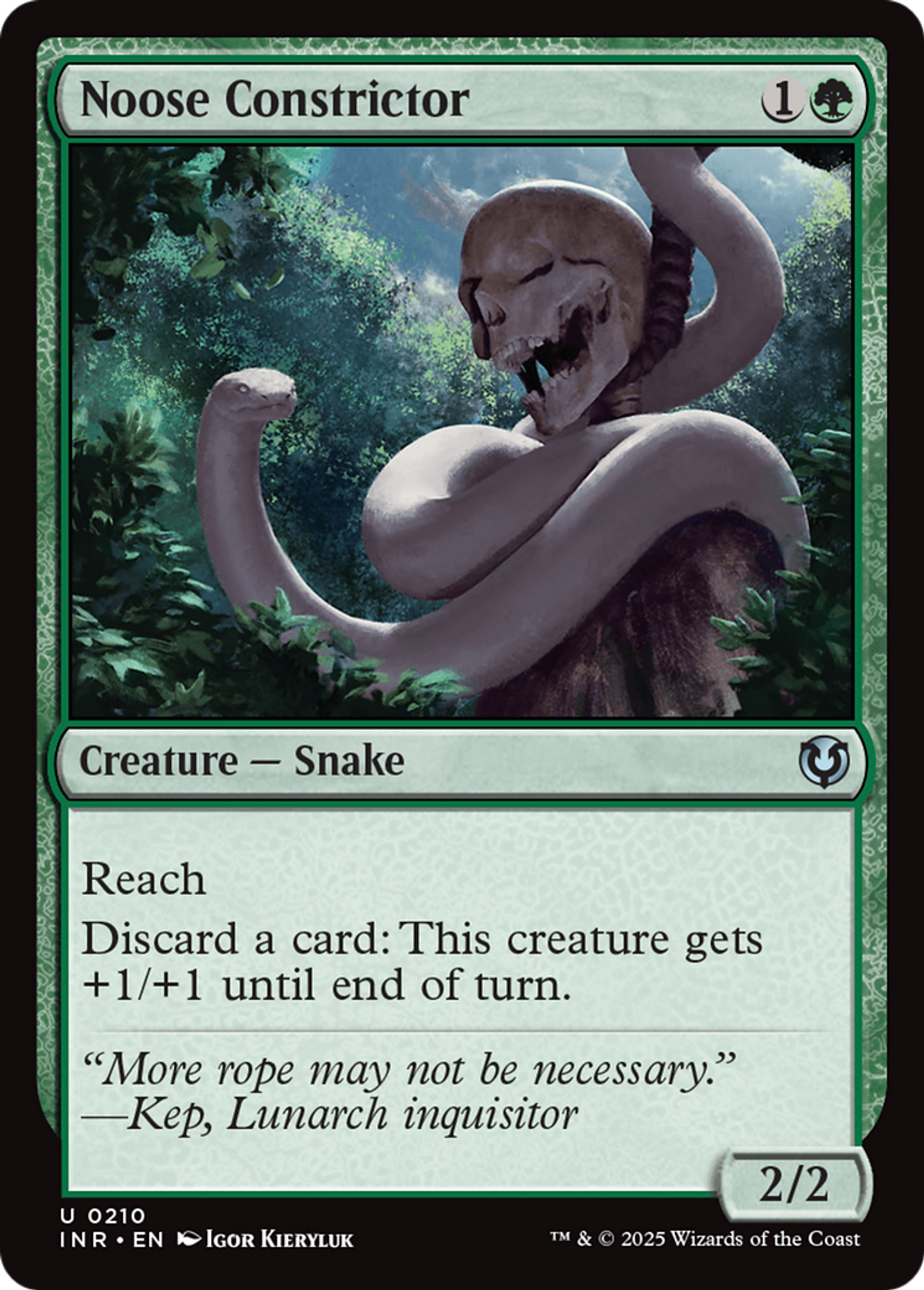 Noose Constrictor — Innistrad Remastered — Magic: The Gathering