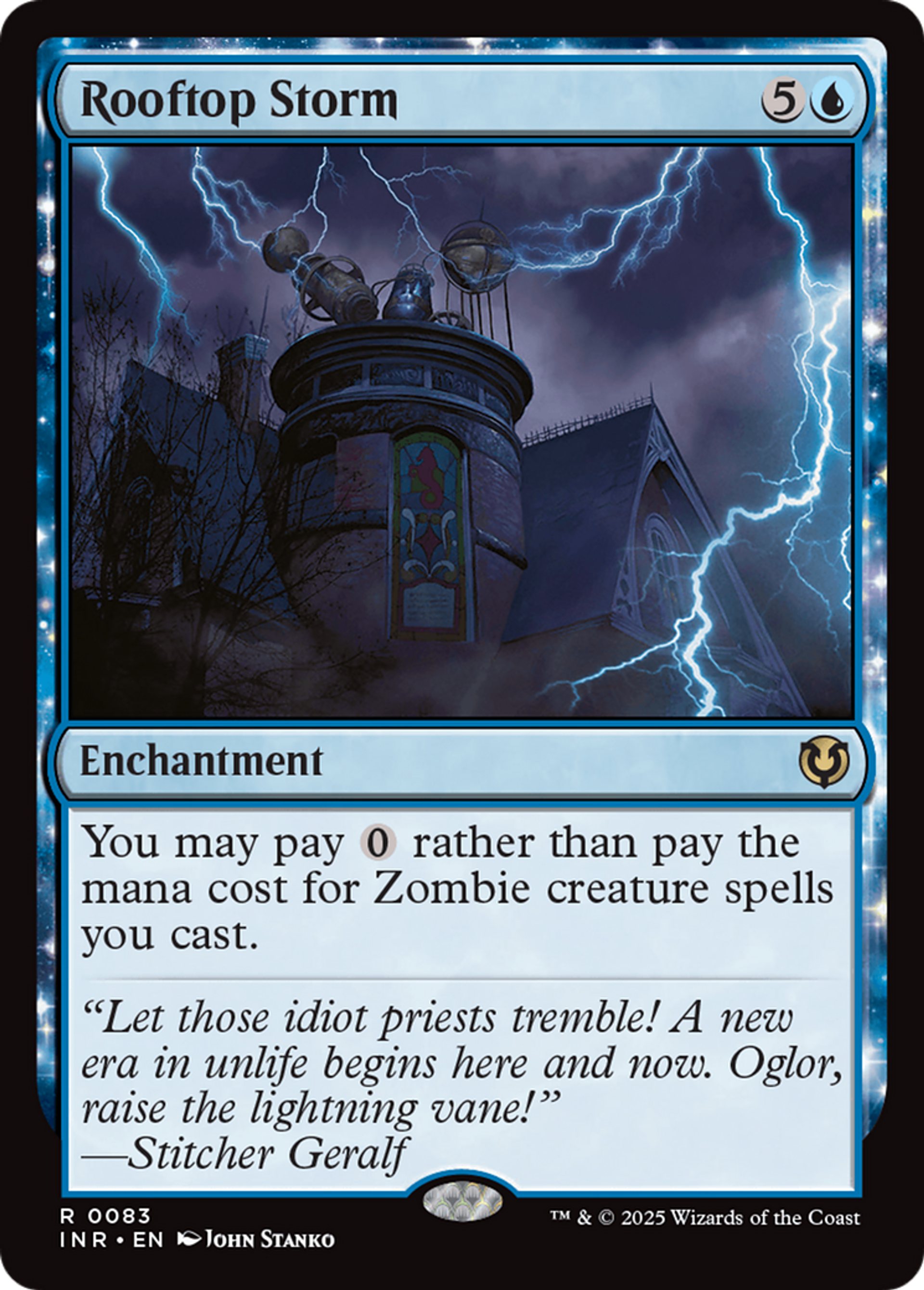 Orage sur le toit — Innistrad Remastered — Magic: The Gathering