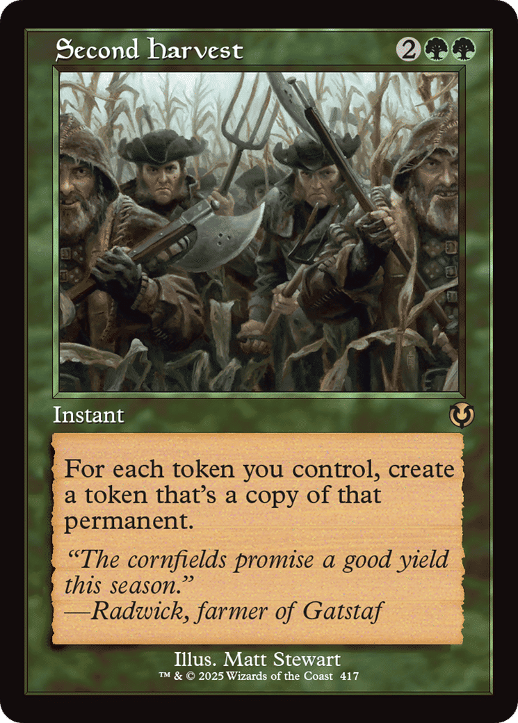 Deuxième récolte — Innistrad Remastered — Magic: The Gathering