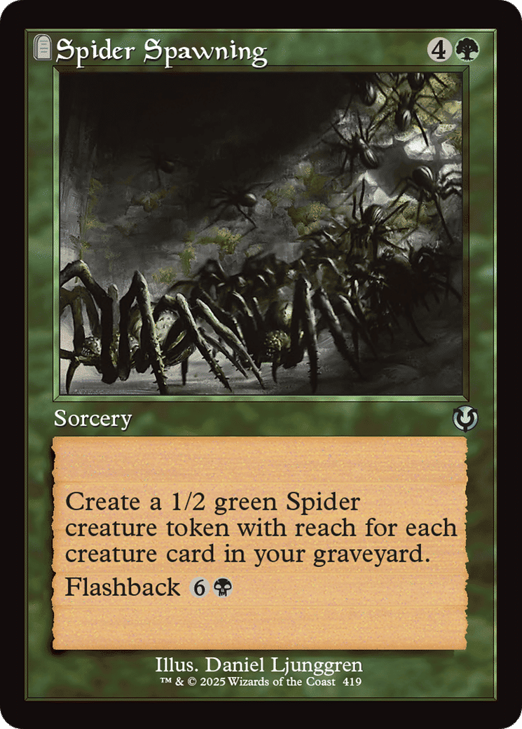 Spider Spawning — Innistrad Remastered — Magic: The Gathering